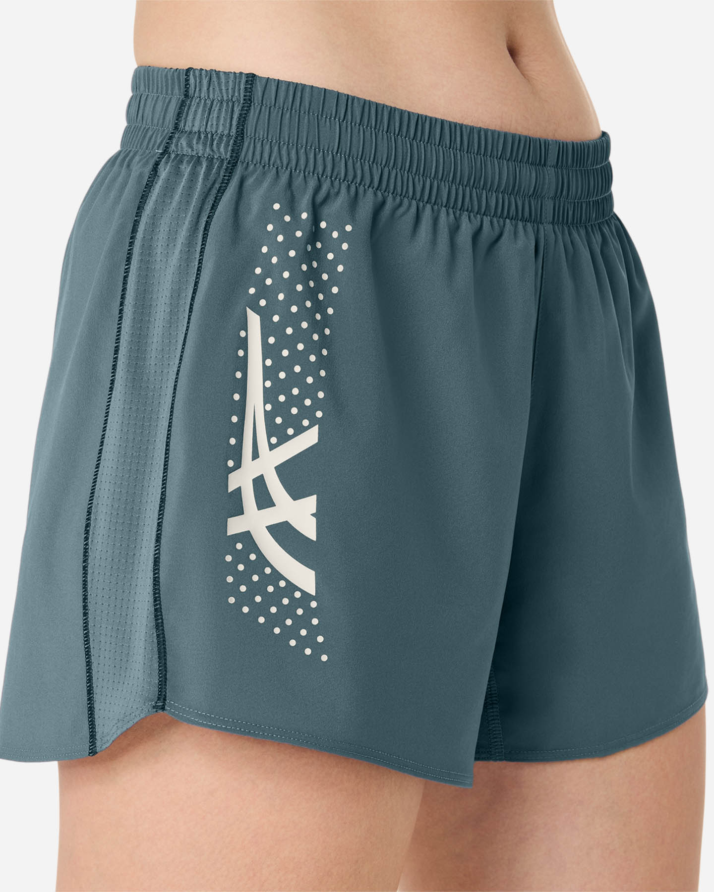 Short running ASICS ICON 4IN W - Grigio - 4 | Cisalfa Sport