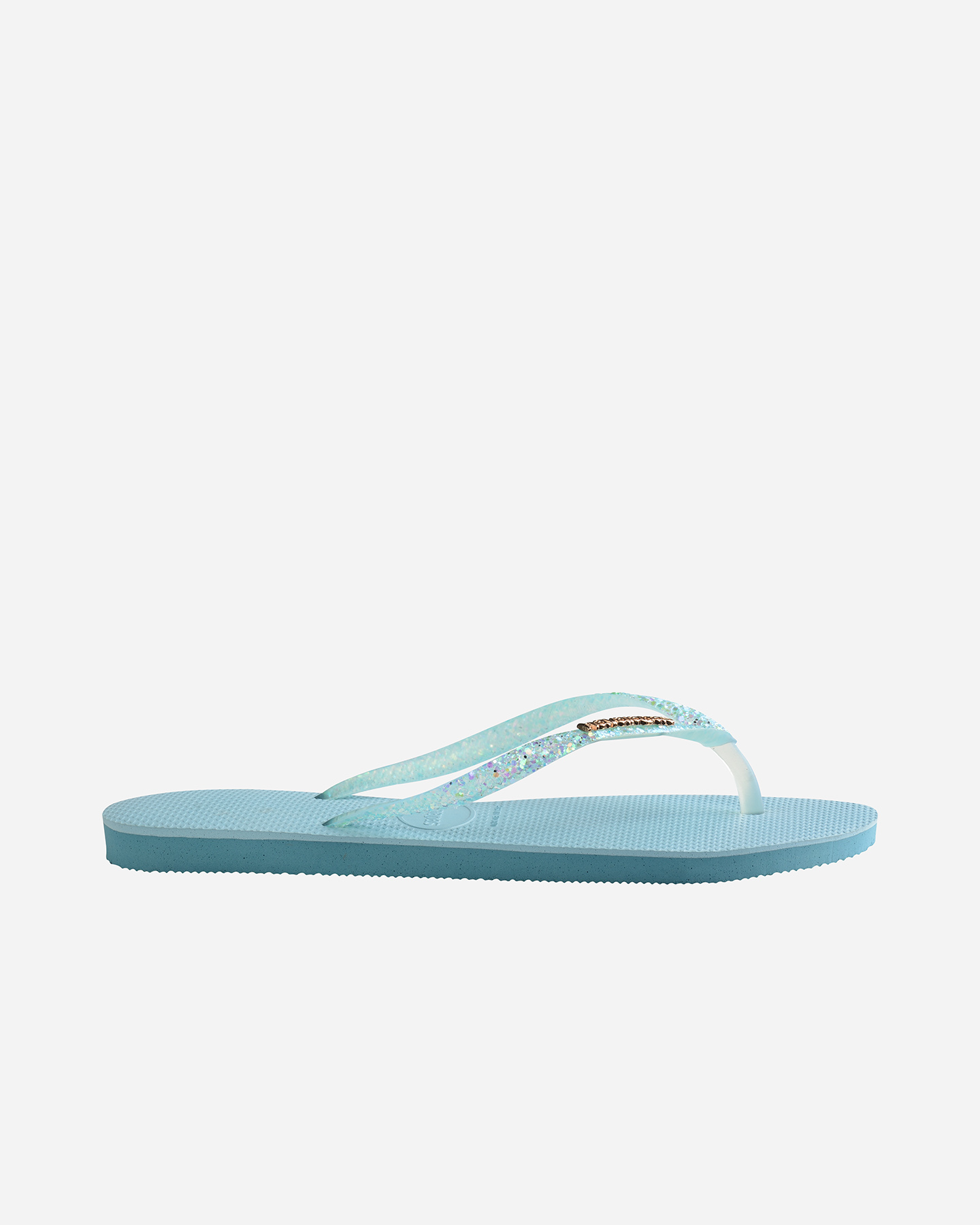 Infradito HAVAIANAS SLIM GLITTER FLOURISH W - Azzurro - 3 | Cisalfa Sport