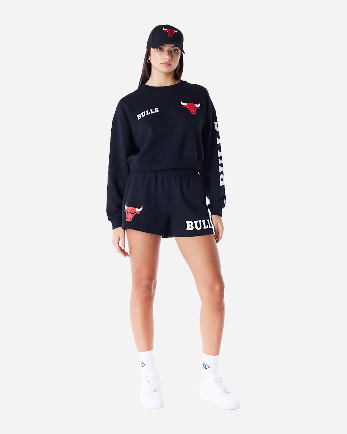 Pantaloncini NEW ERA BULLS W - Nero - 2 | Cisalfa Sport