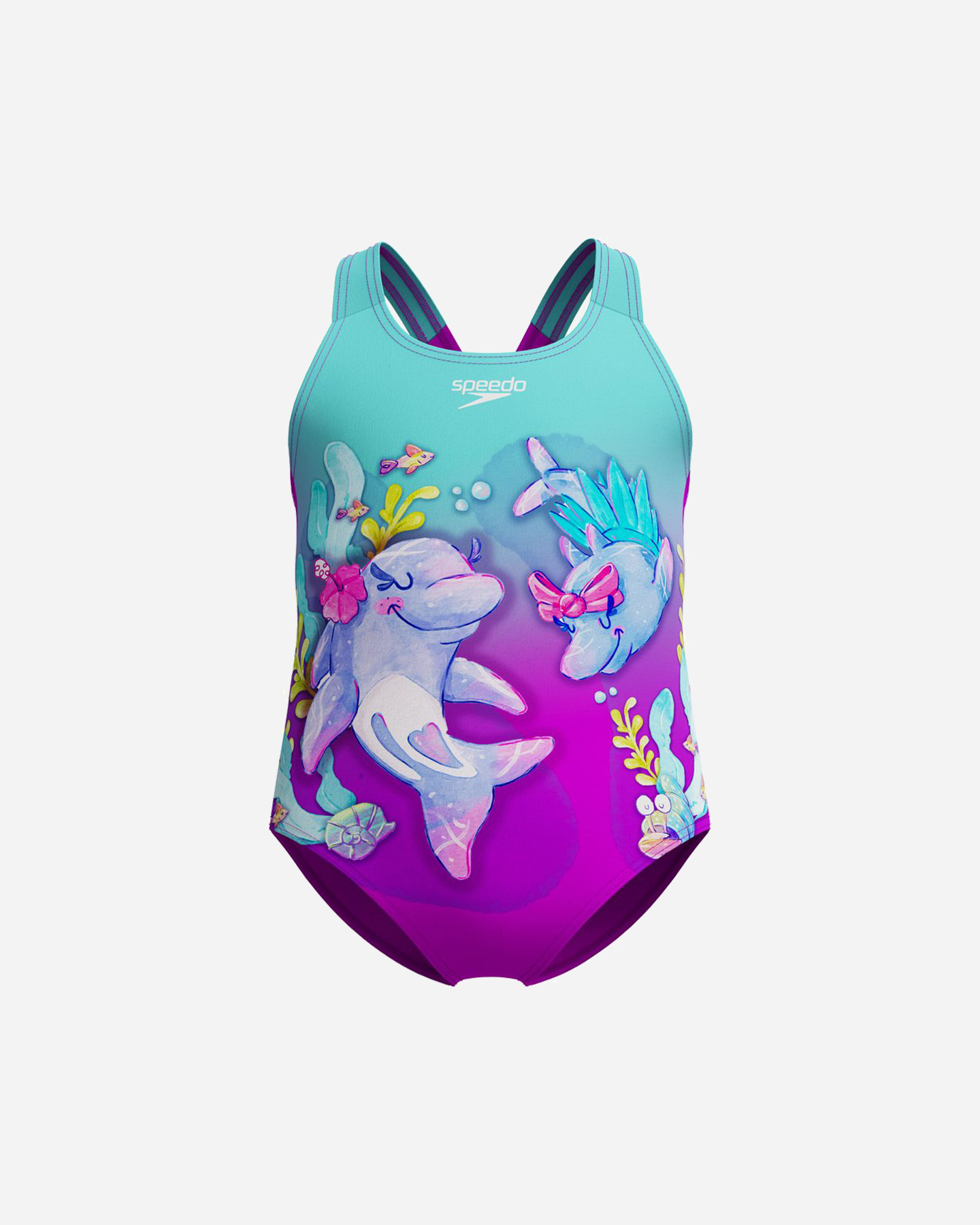 Costume piscina SPEEDO DIGITAL PRINTED JR - Viola - 0 | Cisalfa Sport