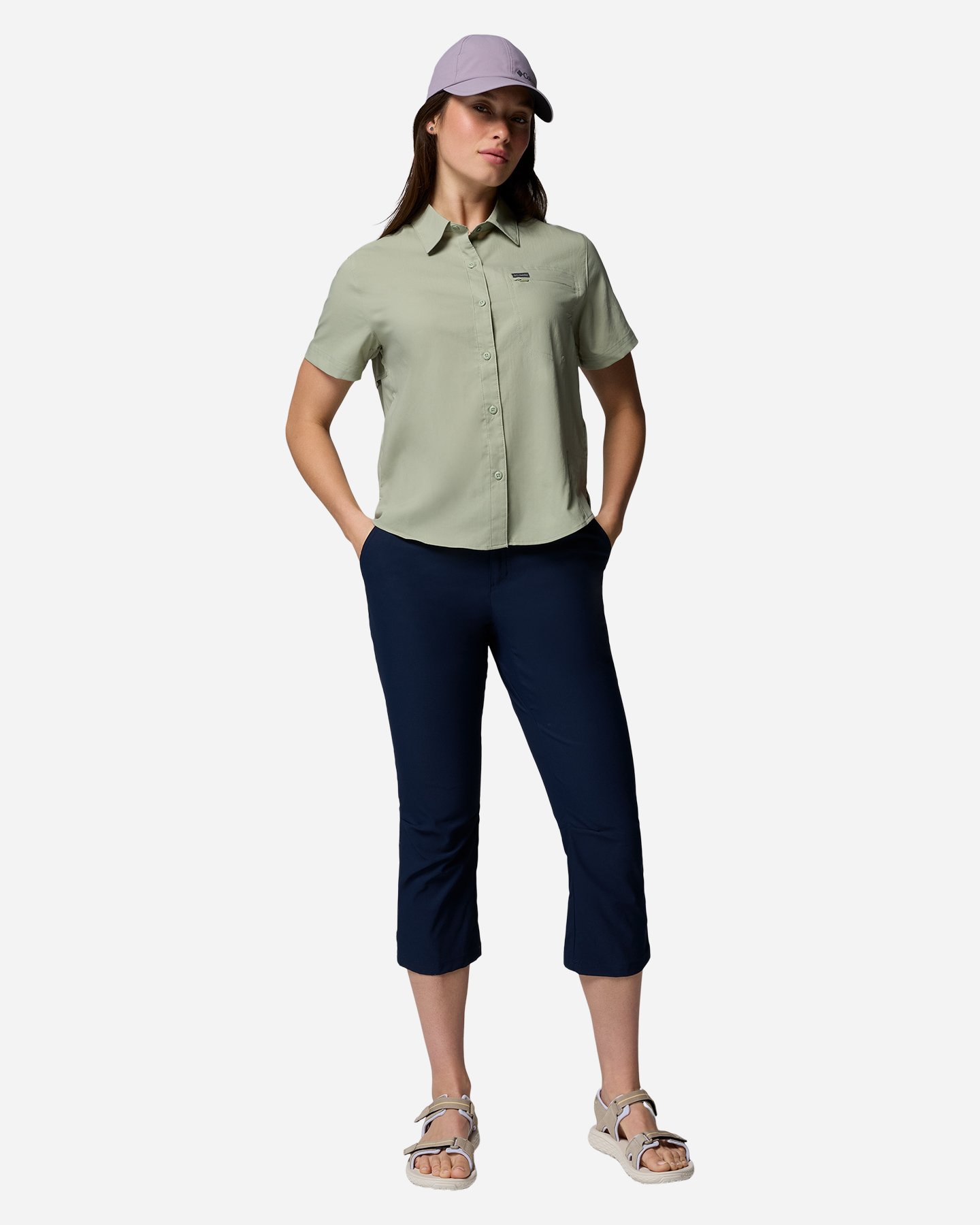 Camicia COLUMBIA SILVER RIDGE UTILITY II W - Verde - 3 | Cisalfa Sport