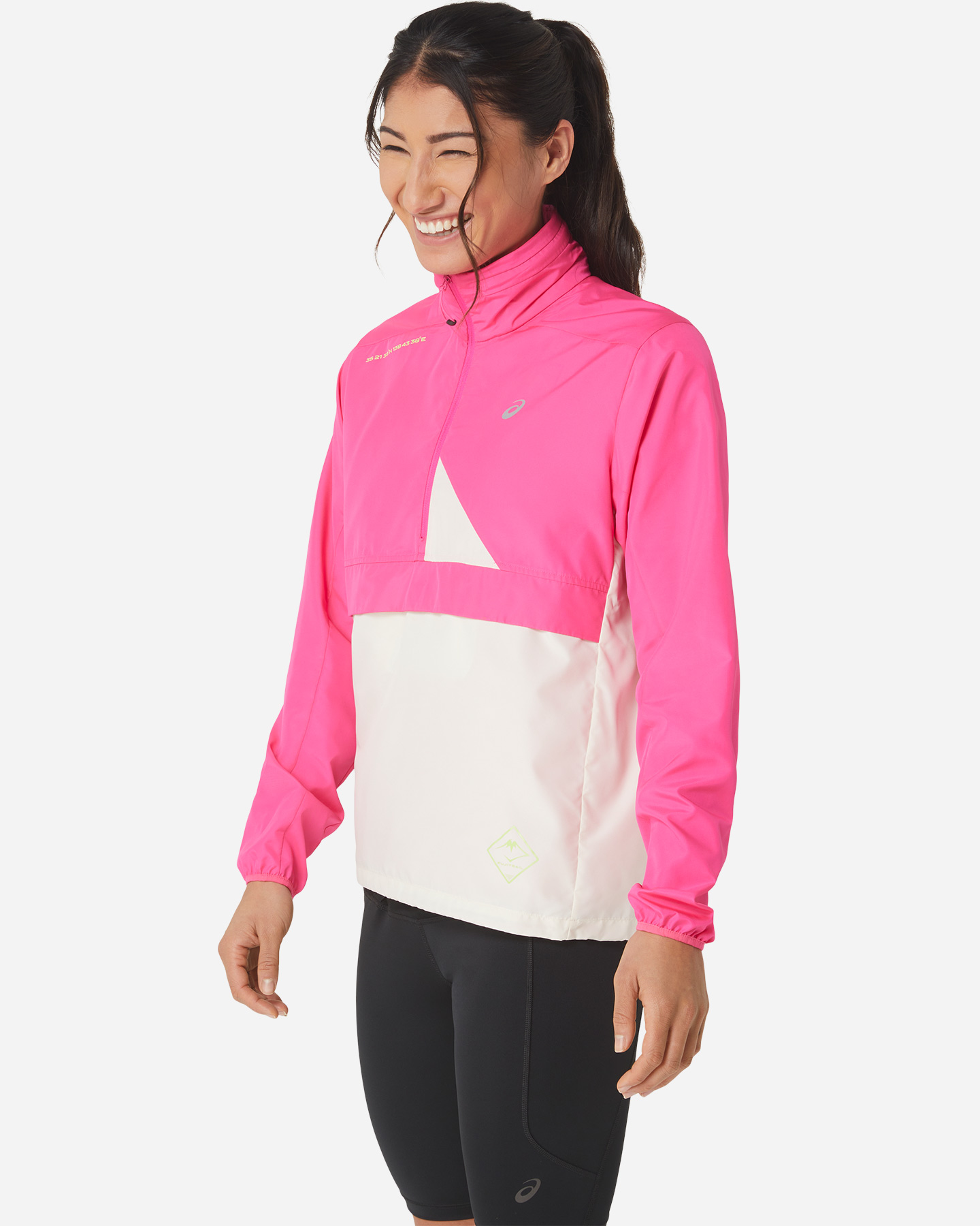 Giacca running ASICS FUJITRAIL W - Rosa - 2 | Cisalfa Sport