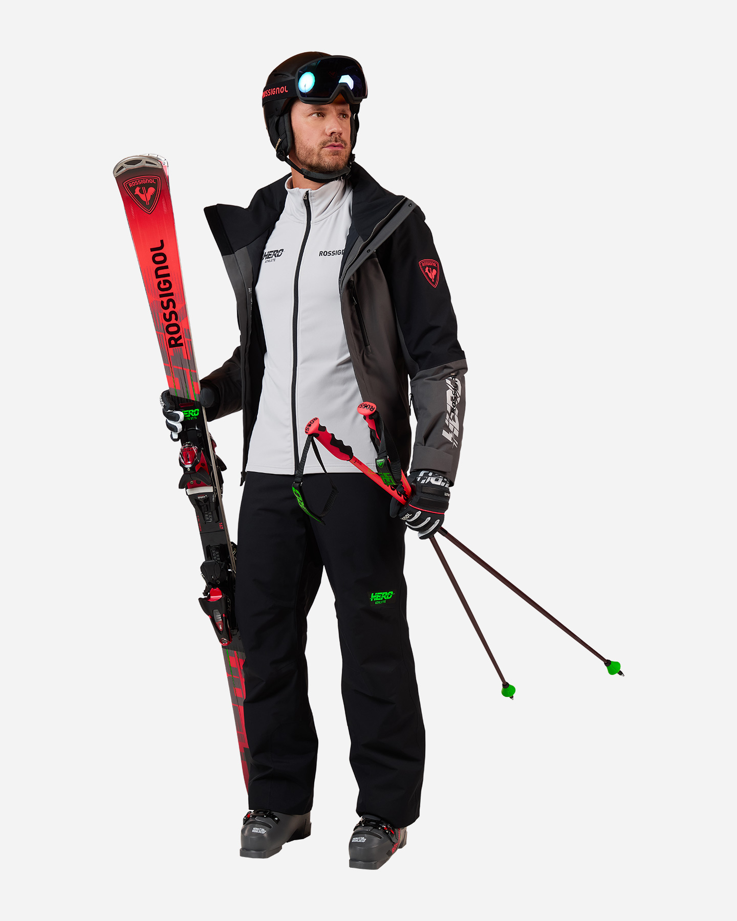 Pile sci ROSSIGNOL HERO M - Grigio - 3 | Cisalfa Sport