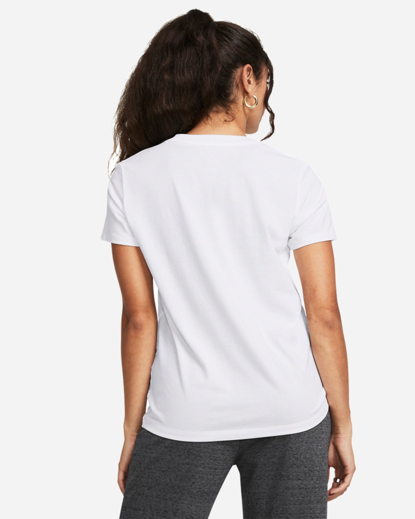 T-shirt UNDER ARMOUR CAMPUS CORE W - Bianco - 3 | Cisalfa Sport