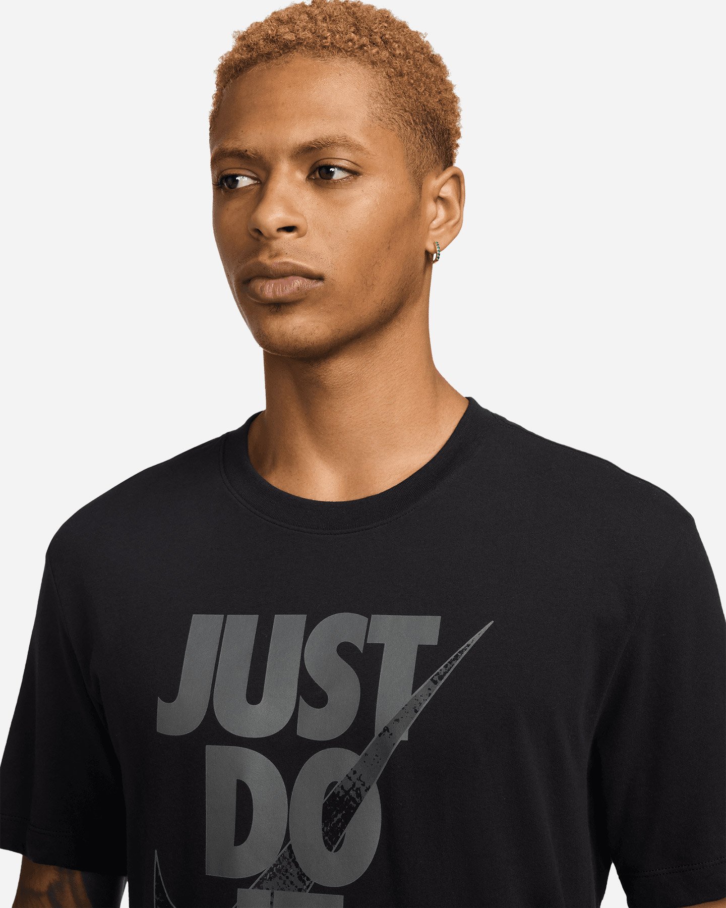 T-shirt training NIKE DRI FIT JUST DO IT M - Nero - 2 | Cisalfa Sport