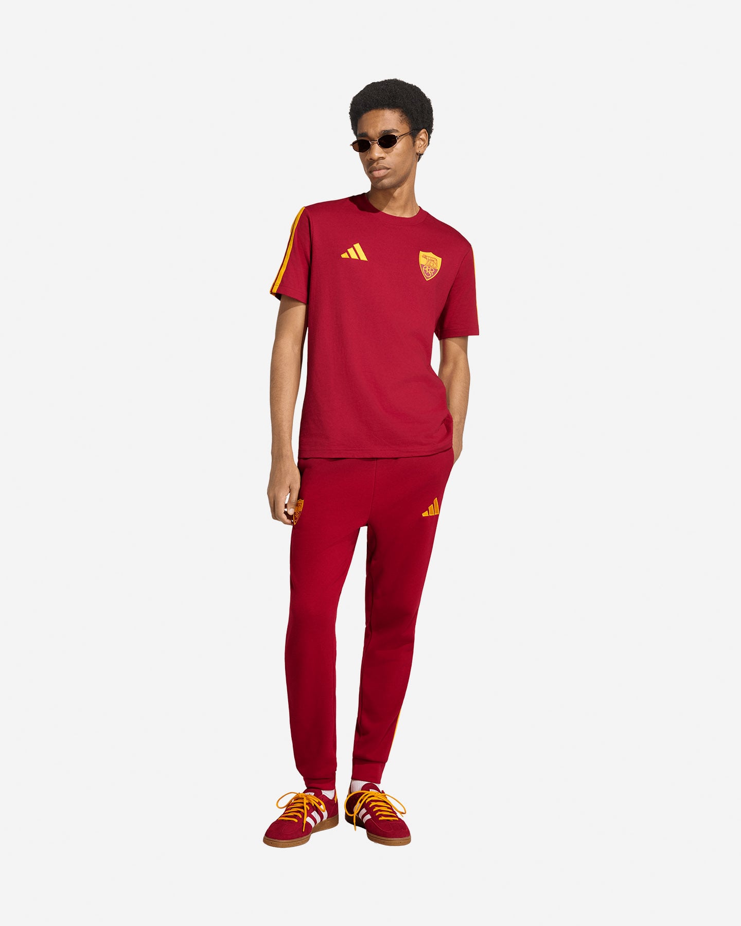 Abbigliamento calcio ufficiale ADIDAS ROMA DNA 26-27 M - Rosso - 2 | Cisalfa Sport