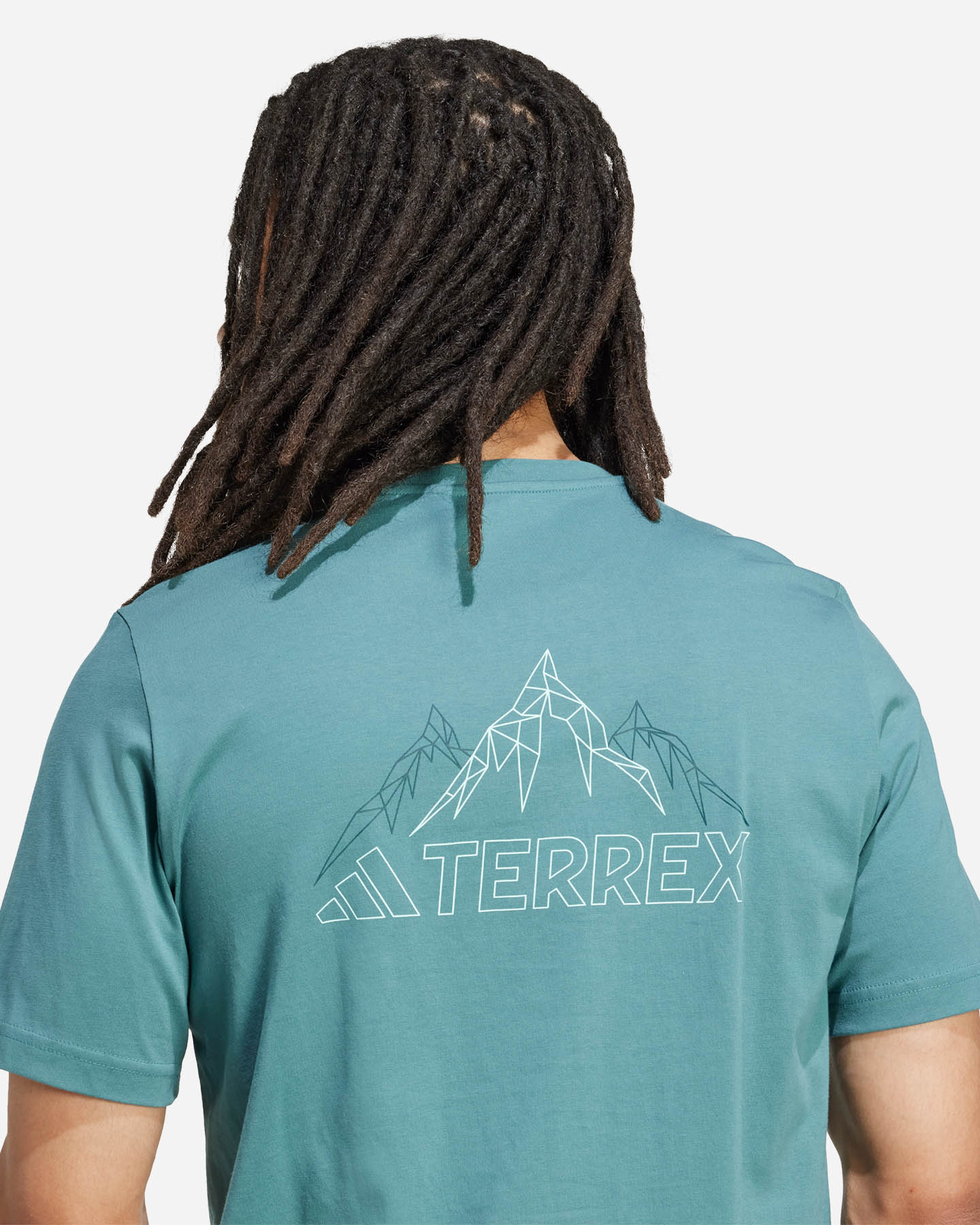T-shirt ADIDAS TX MOUNTAIN M - Verde - 4 | Cisalfa Sport