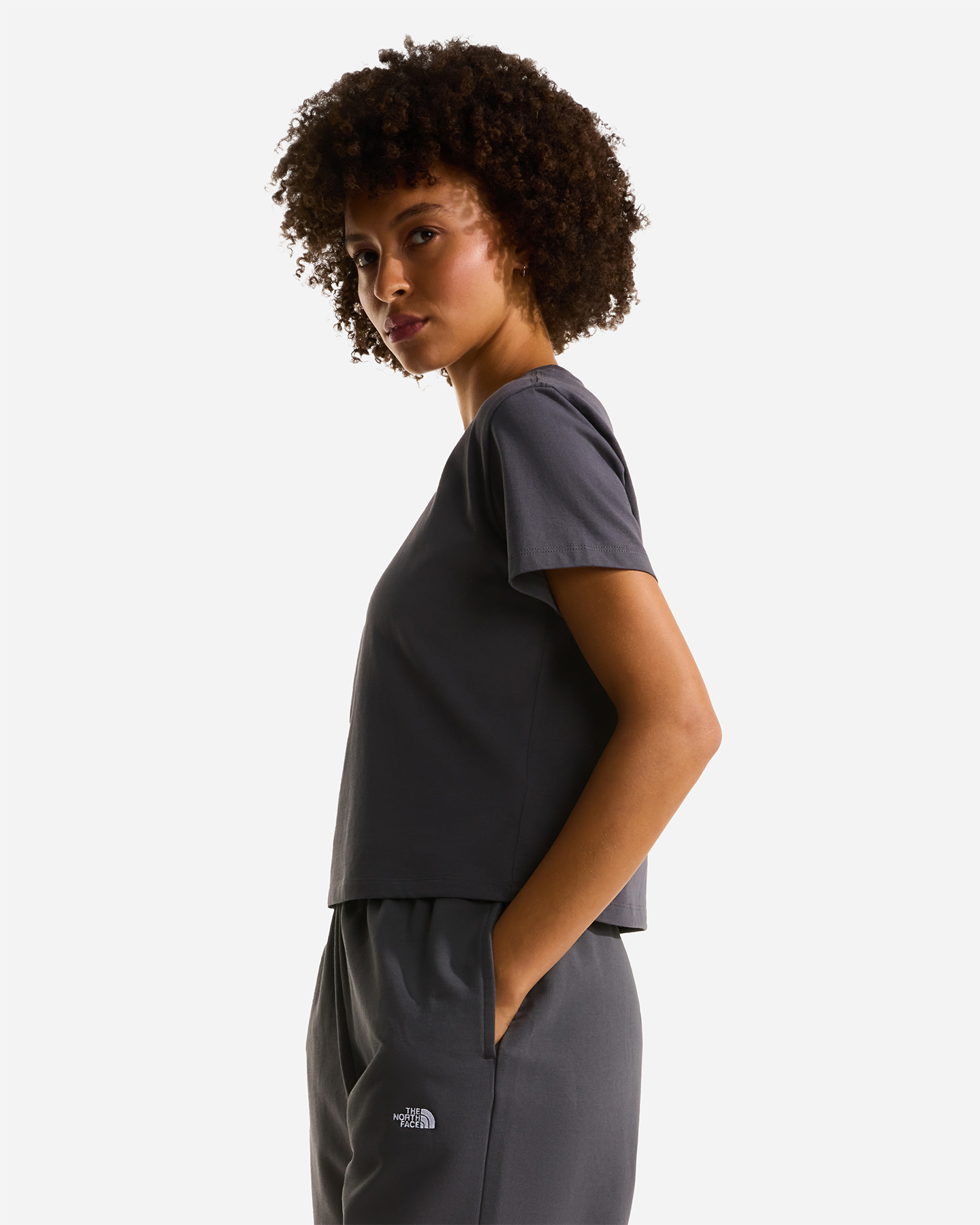 T-shirt THE NORTH FACE ESSENTIAL W - Grigio - 3 | Cisalfa Sport