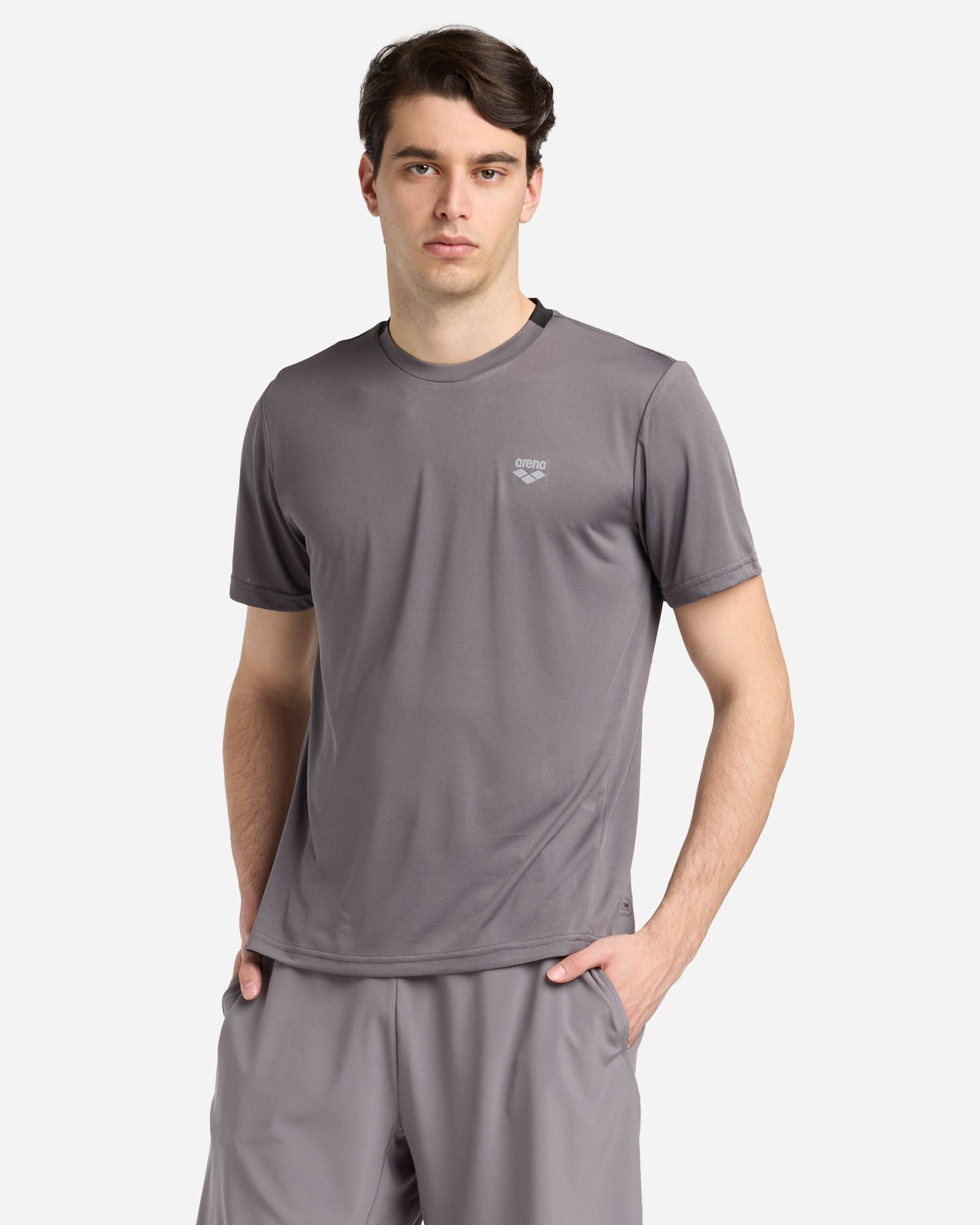 T-shirt training ARENA ESSENTIAL MOVE M - Grigio - 1 | Cisalfa Sport