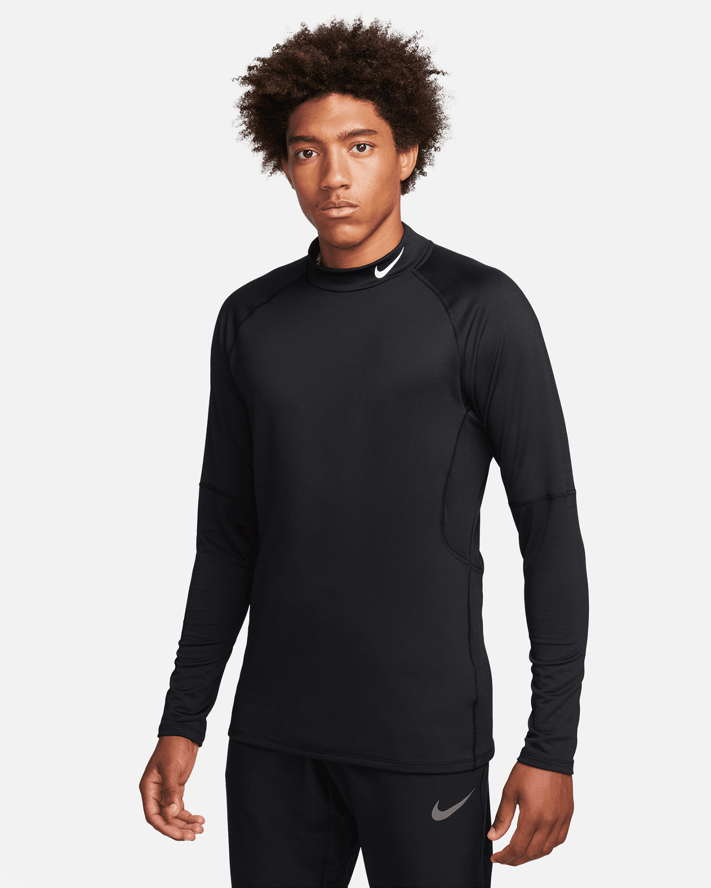 Image of Nike Pro Mock Warm M - T-shirt Training - Uomo