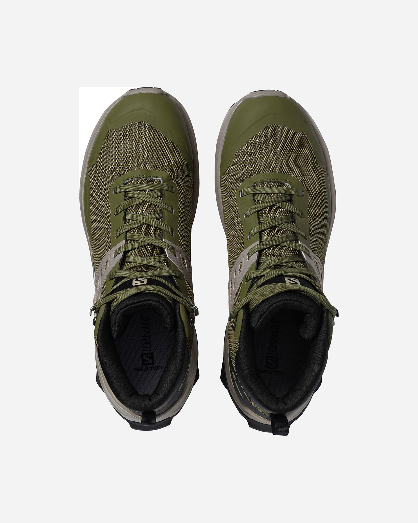 Scarpe escursionismo SALOMON X RAISE MID GTX M - Verde - 2 | Cisalfa Sport