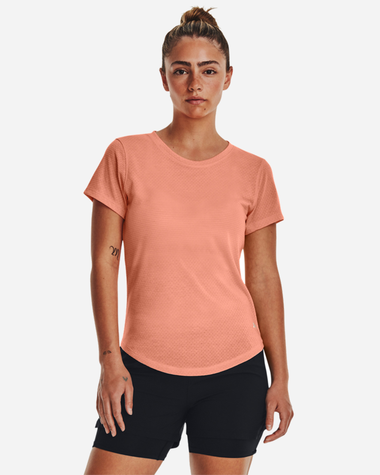 T-shirt running UNDER ARMOUR STREAKER W - Rosa - 0 | Cisalfa Sport