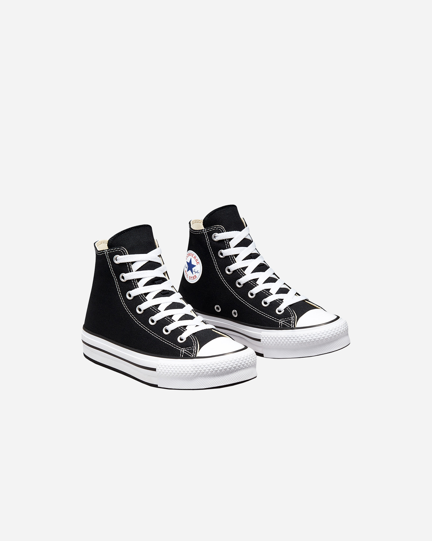 Scarpe sneakers CONVERSE CHUCK TAYLOR ALL STAR EVA LIFT PLAT GS JR - Nero - 1 | Cisalfa Sport