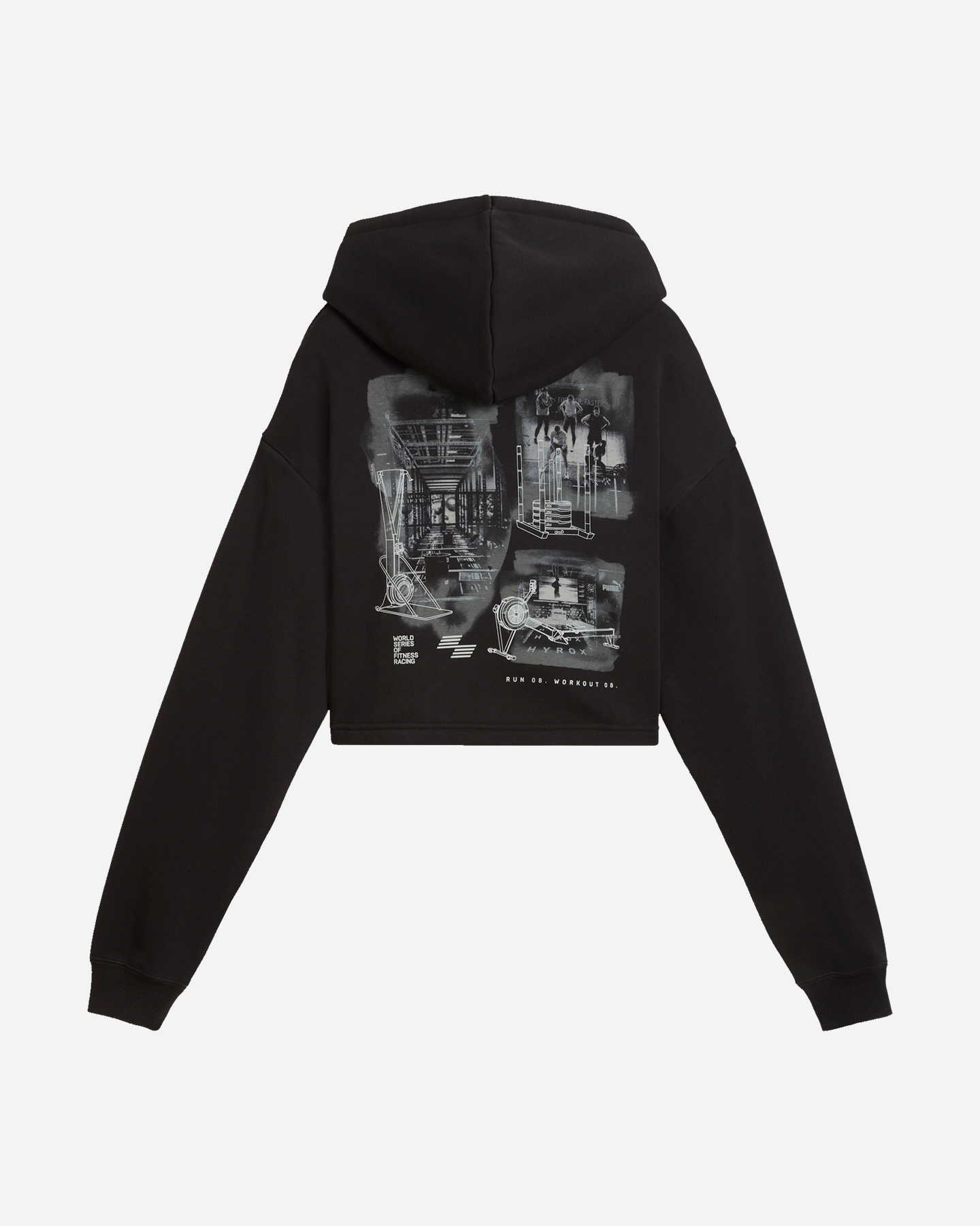 Felpa training PUMA HYROX GRAPHIC W - Nero - 1 | Cisalfa Sport