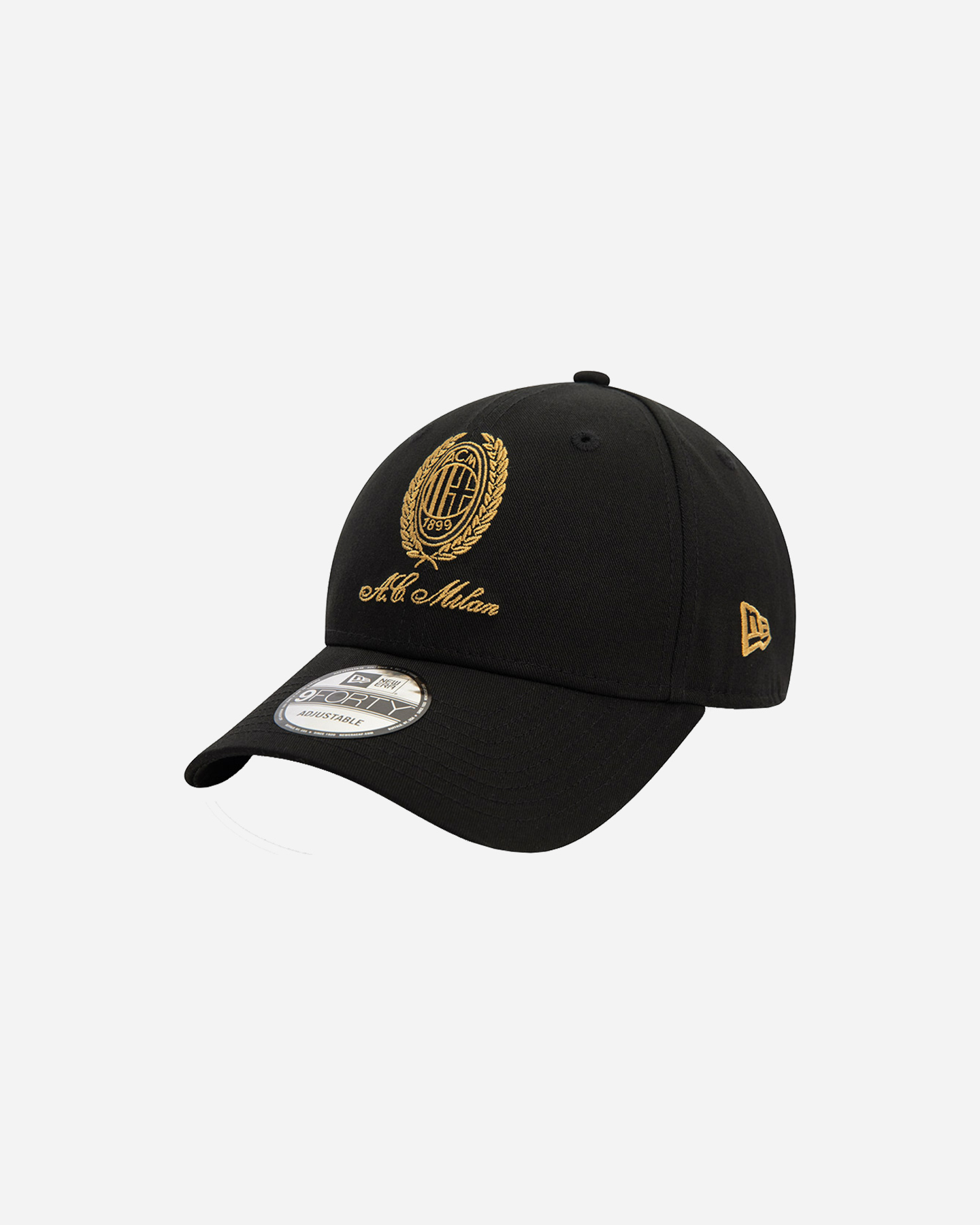 Accessorio calcio ufficiale NEW ERA MILAN HERITAGE GOLD 9FORTY M - Nero - 0 | Cisalfa Sport