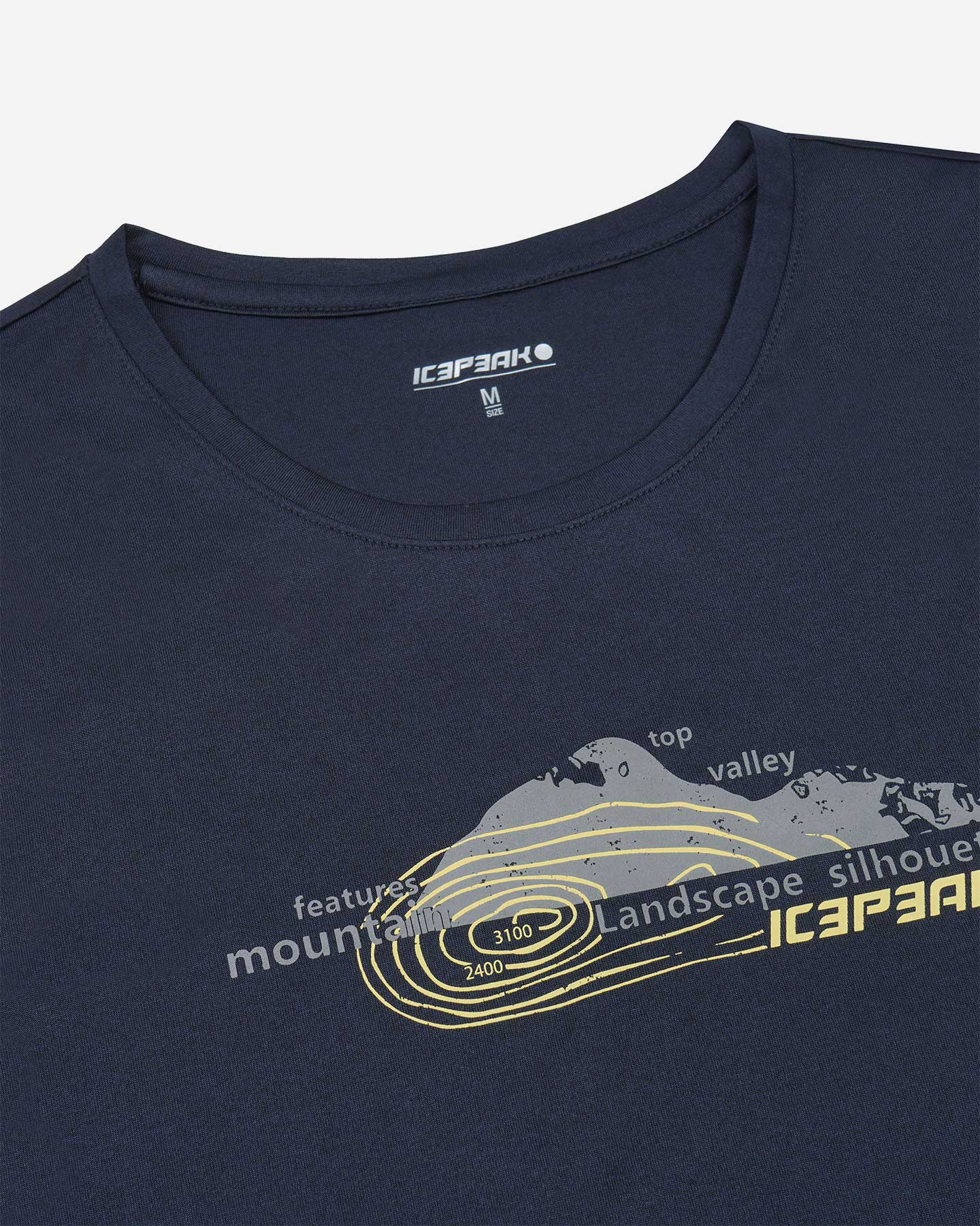 T-shirt ICEPEAK BEARDEN M - Blu - 3 | Cisalfa Sport