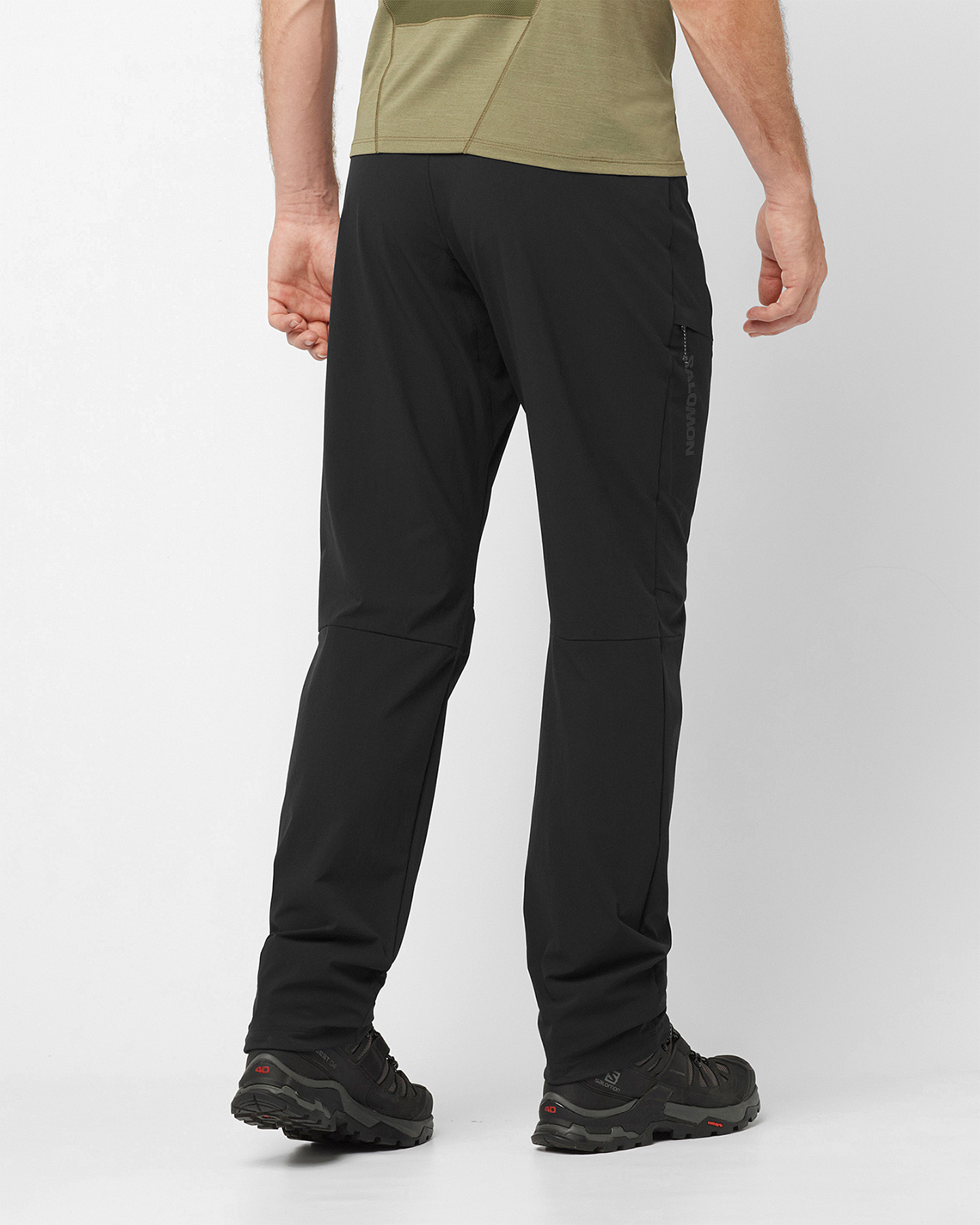 Pantalone outdoor SALOMON WAYFARER M - Nero - 2 | Cisalfa Sport