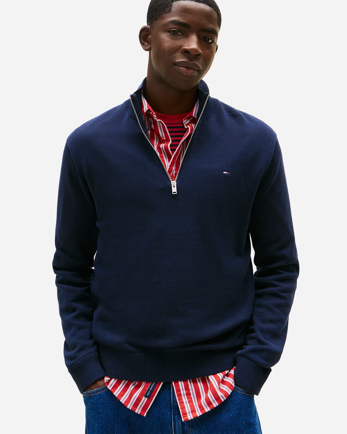 Maglione TOMMY HILFIGER ESSENTIAL M - Blu - 1 | Cisalfa Sport