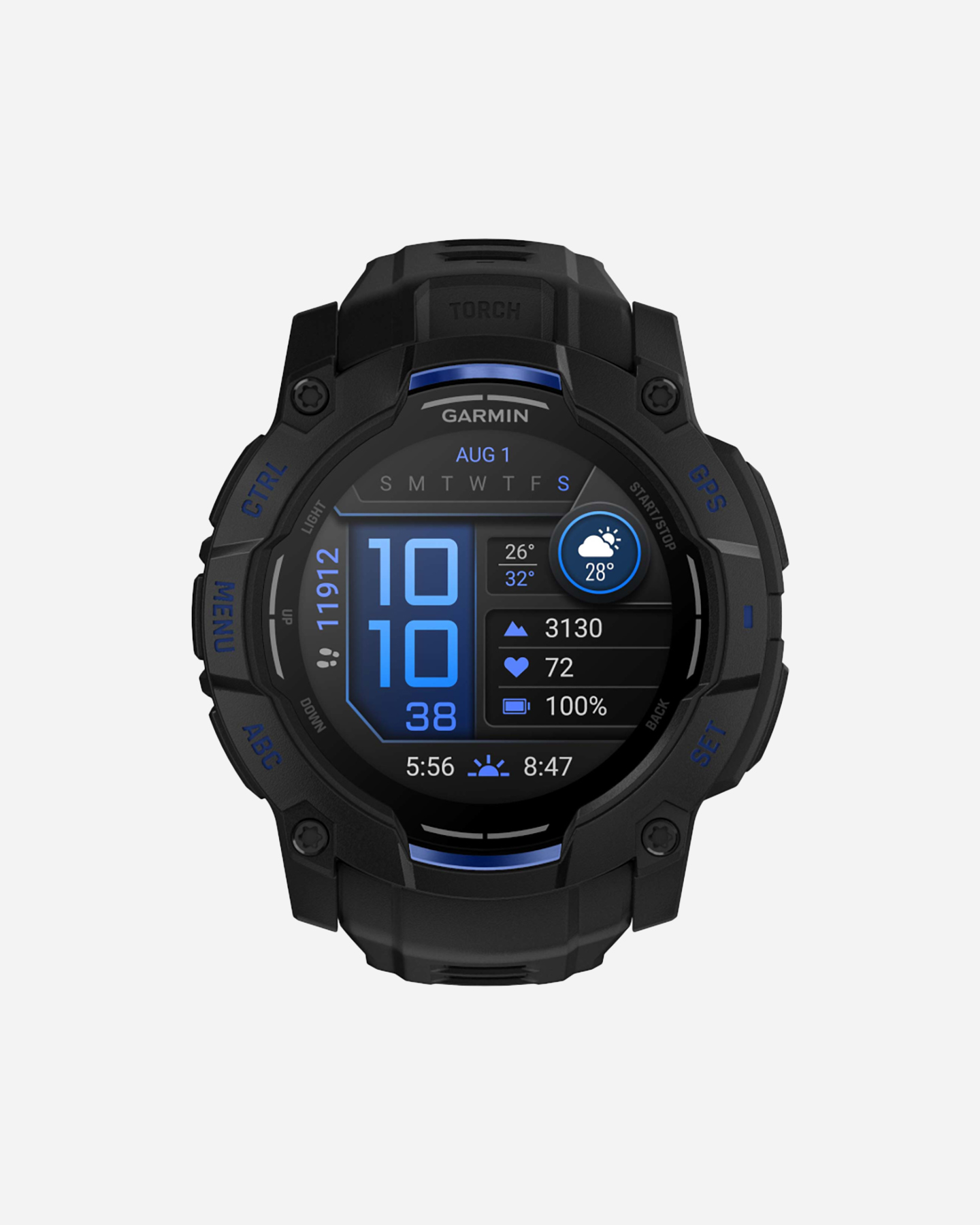 Garmin Instinct 3 50mm Amoled - Orologio Multifunzione - Nero