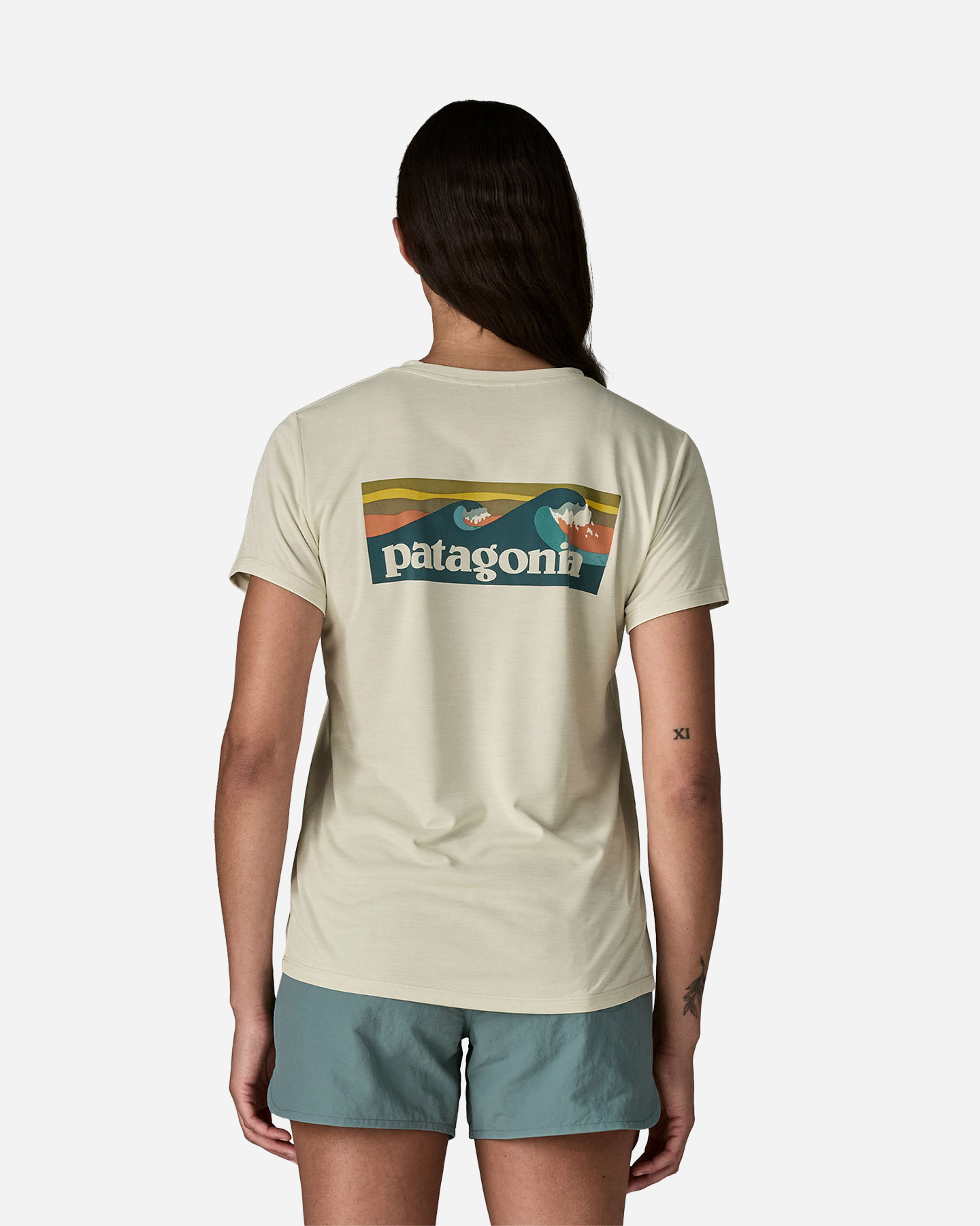 T-shirt PATAGONIA CAPILENE COOL DAILY LOGO W - Bianco - 3 | Cisalfa Sport