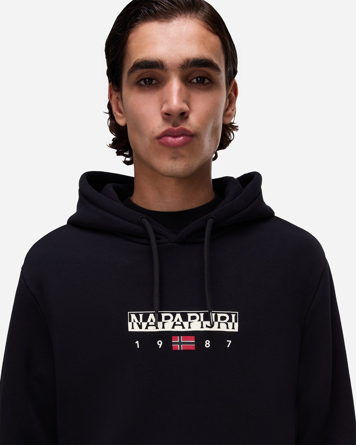 Felpa NAPAPIJRI FLAG M - Nero - 5 | Cisalfa Sport