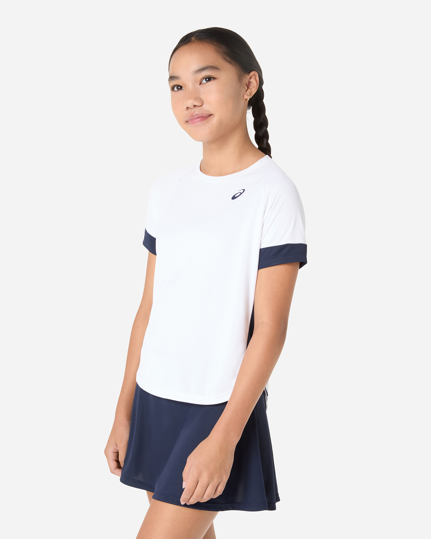 Maglia tennis ASICS BASIC JR - Bianco - 1 | Cisalfa Sport