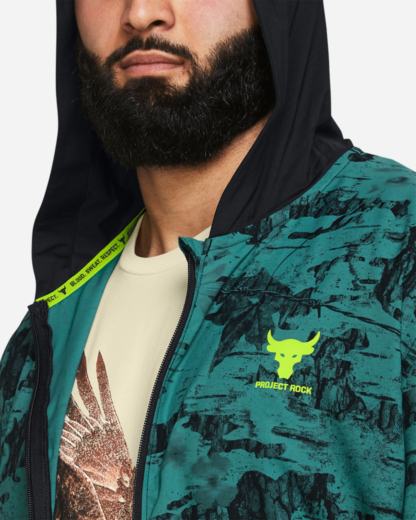 Felpa UNDER ARMOUR THE ROCK CAMO M - Verde - 4 | Cisalfa Sport