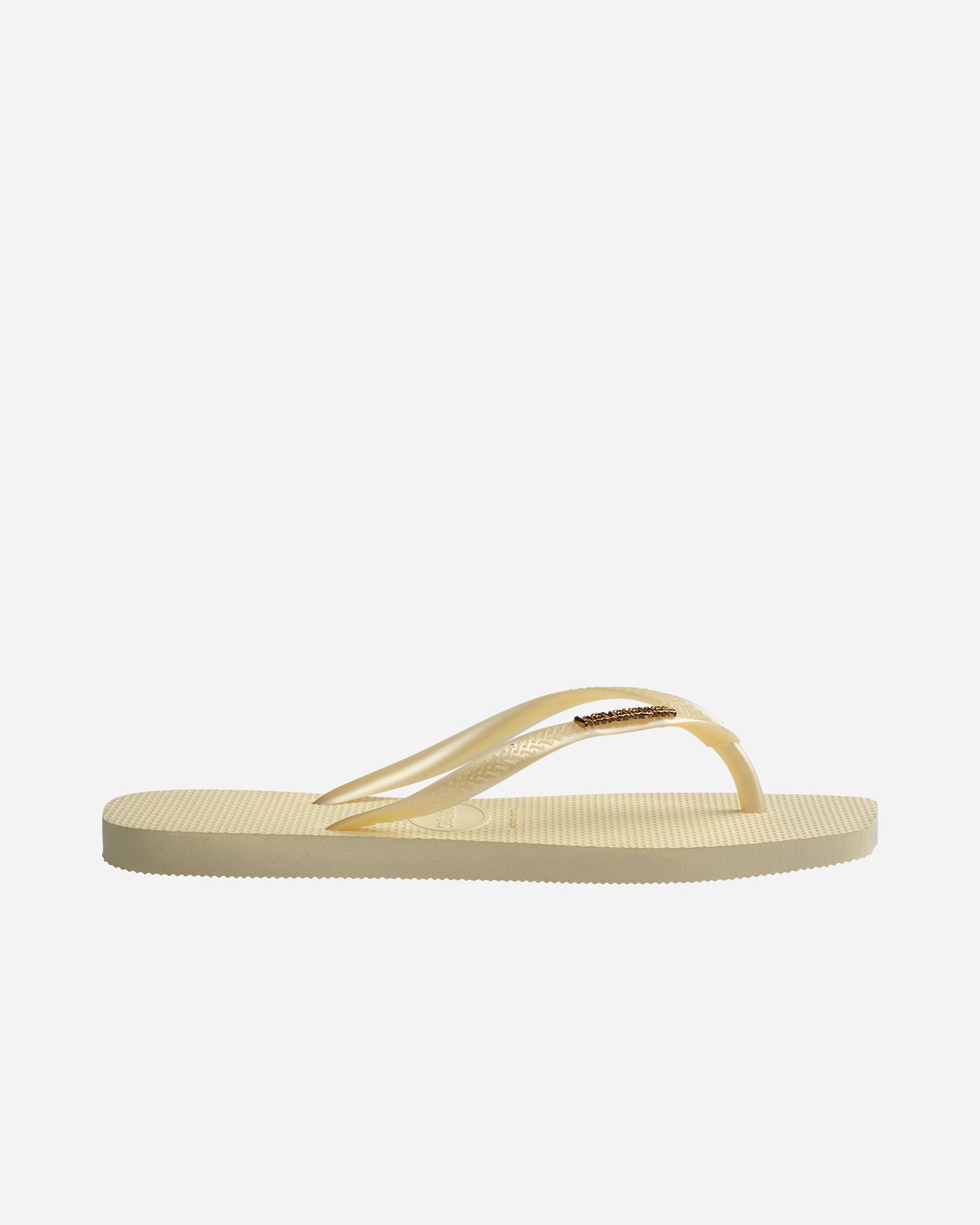 Infradito HAVAIANAS SLIM LOGO METALLIC W - Beige - 4 | Cisalfa Sport