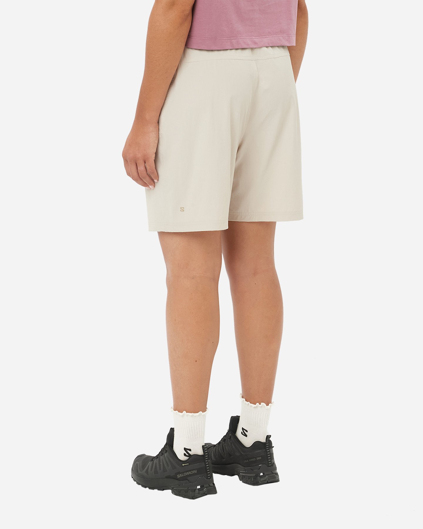 Pantaloncini SALOMON WAYFARER EASE 2.0 W - Bianco - 2 | Cisalfa Sport