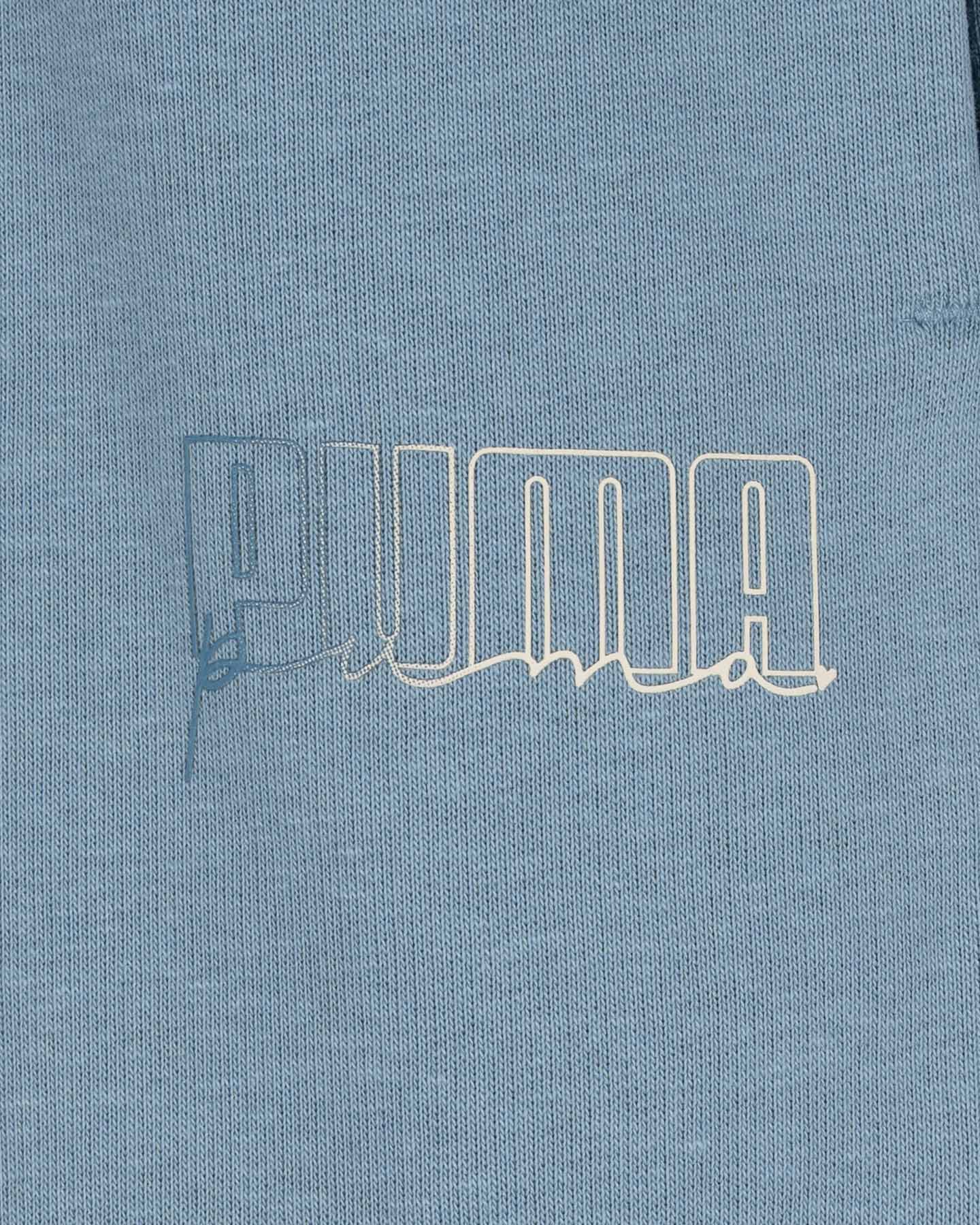 Pantalone PUMA WIDE JR - Blu - 2 | Cisalfa Sport