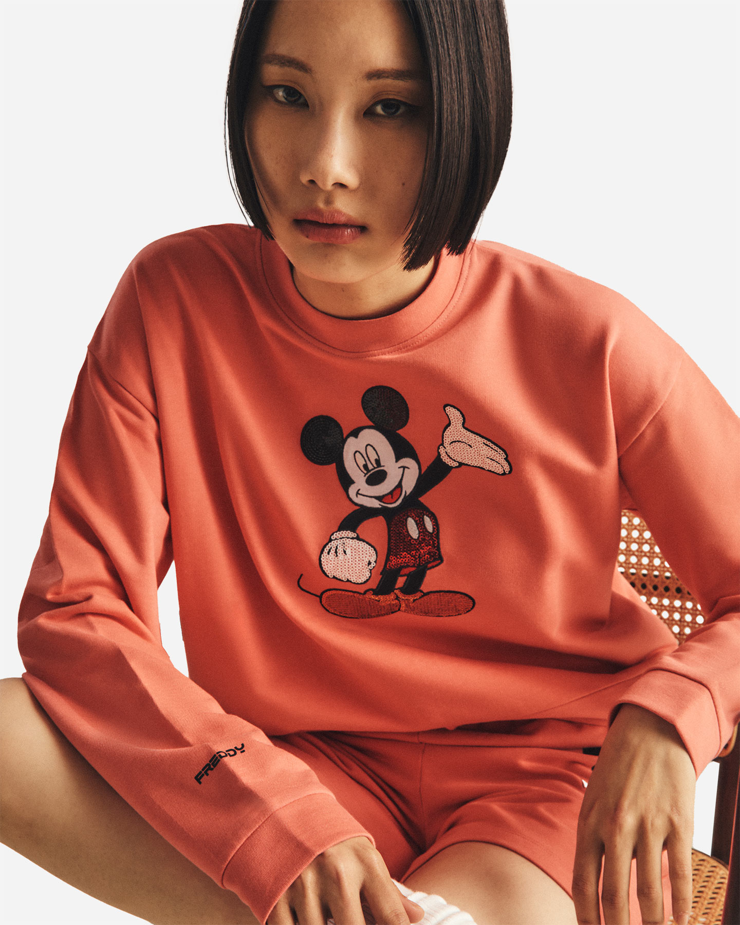 Felpa FREDDY TOPOLINO W - Arancione - 3 | Cisalfa Sport