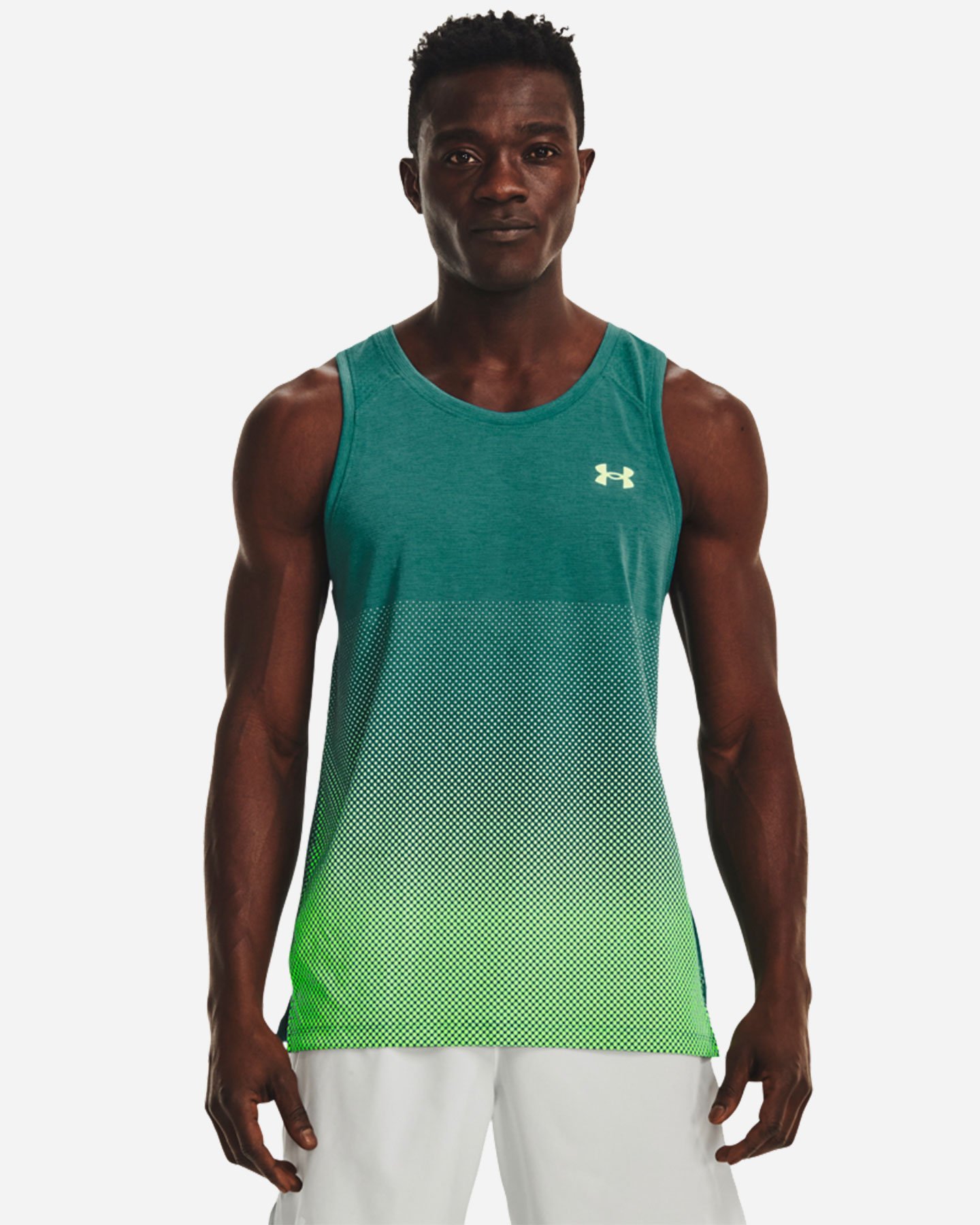 Canotta running UNDER ARMOUR STREAKER WIND M - Verde - 0 | Cisalfa Sport