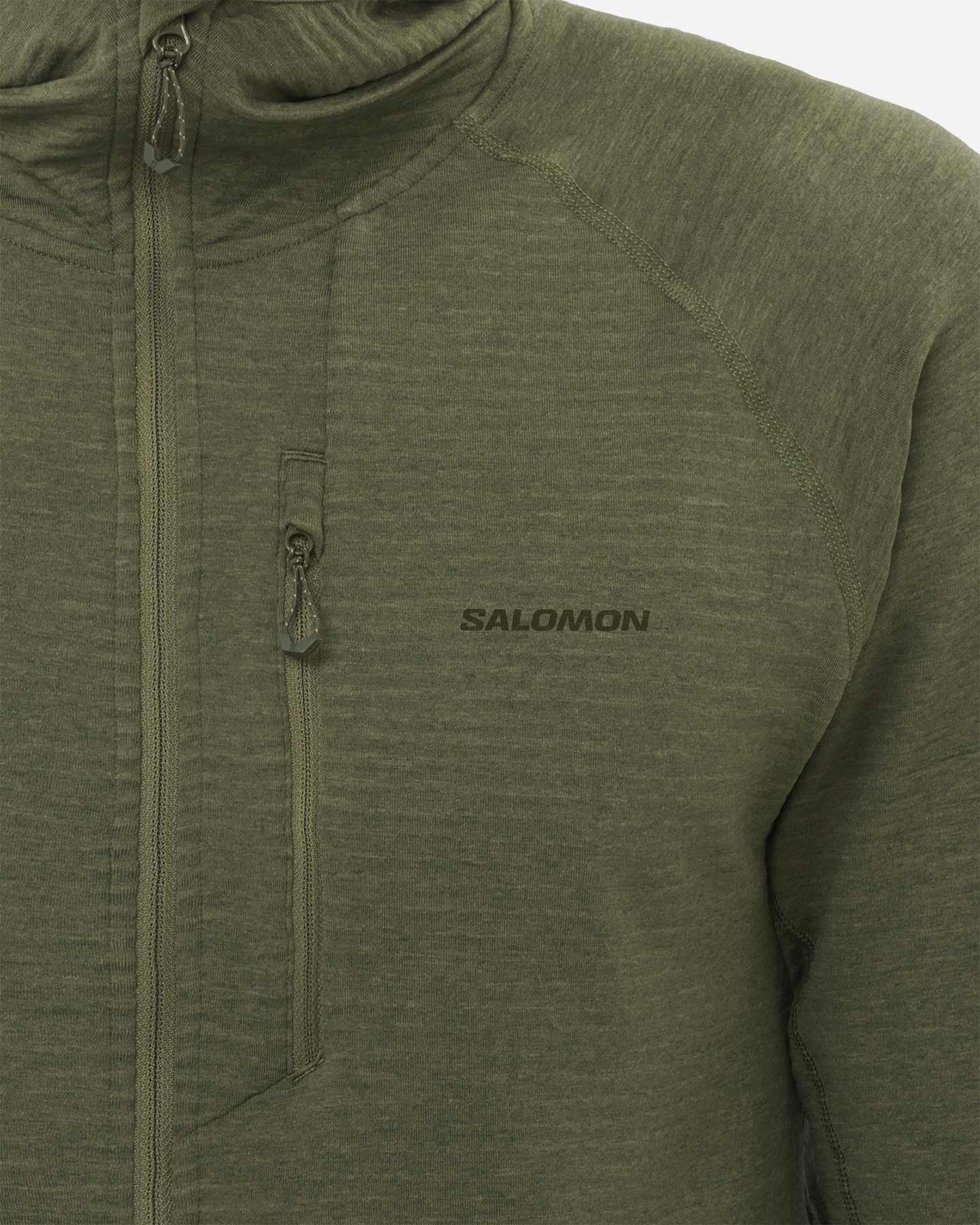 Pile SALOMON ESSENTIAL LIGHTWARM M - Verde - 4 | Cisalfa Sport