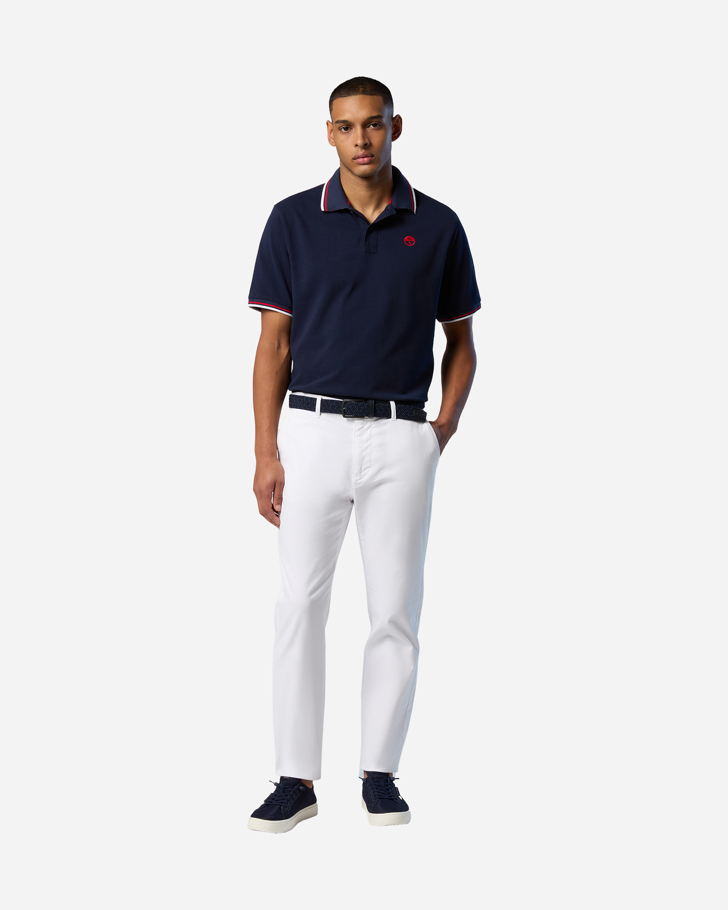 Polo NORTH SAILS PIQUET REGULAR STRIPE M - Blu - 3 | Cisalfa Sport