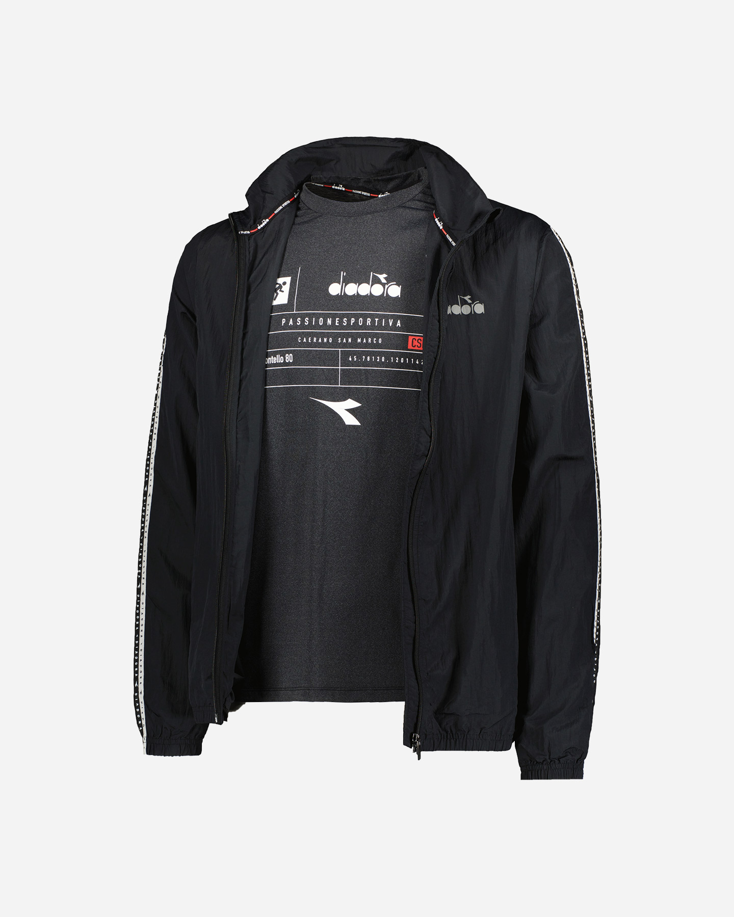 Giacca running DIADORA MULTILAYER BE ONE M - Nero - 1 | Cisalfa Sport