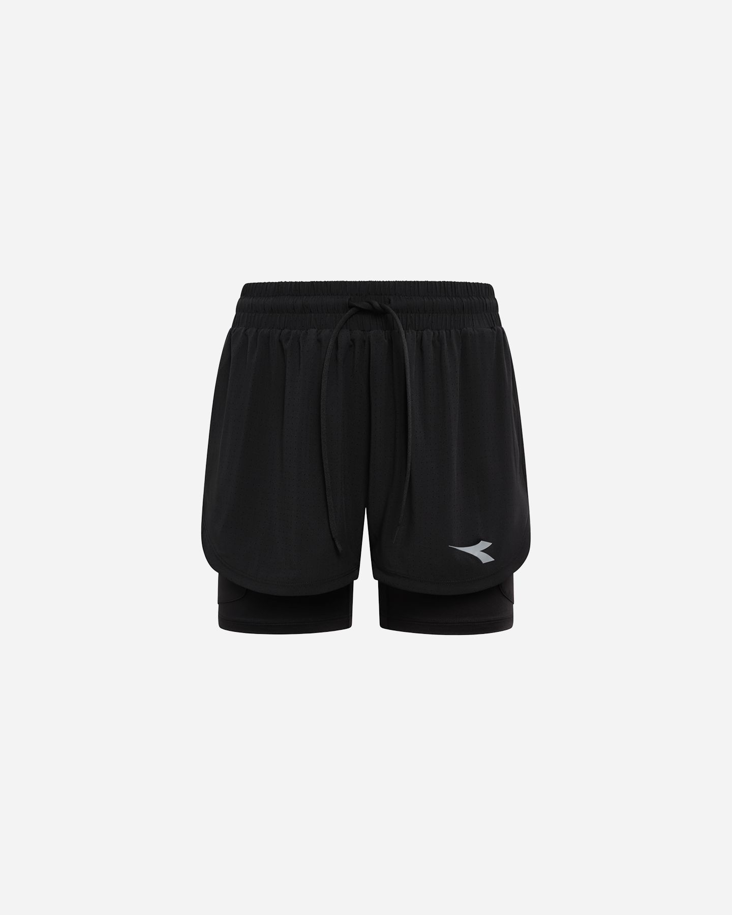 Short running DIADORA SPORT 2IN1 W - Nero - 0 | Cisalfa Sport