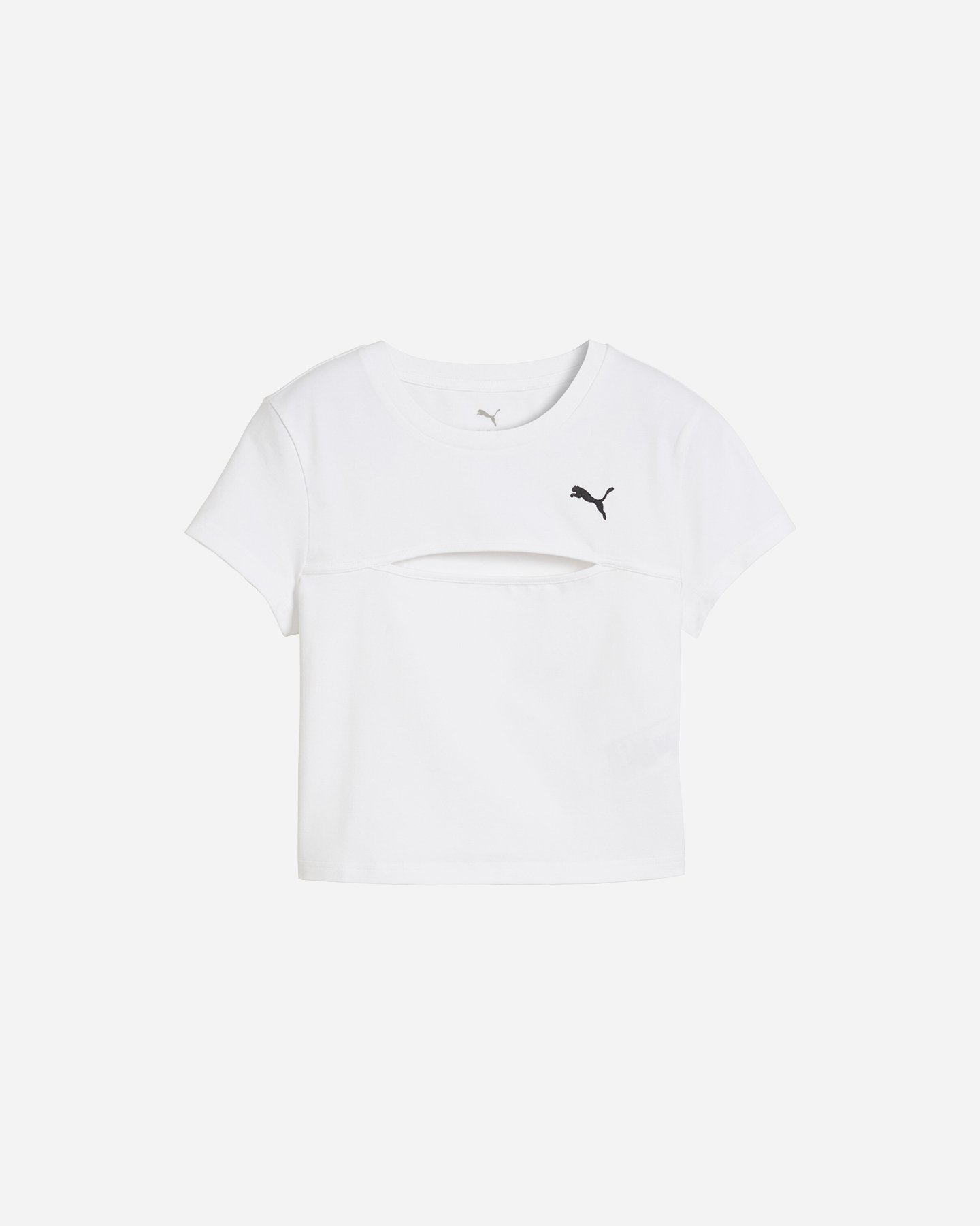 T-shirt PUMA CROP HOLE W - Bianco - 0 | Cisalfa Sport