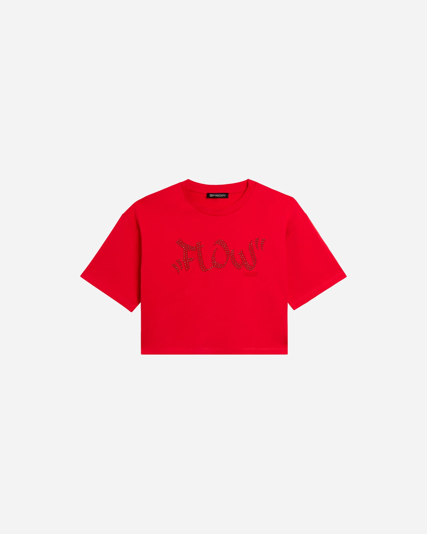 T-shirt FREDDY CROP URBAN BORCHIE W - Rosso - 0 | Cisalfa Sport