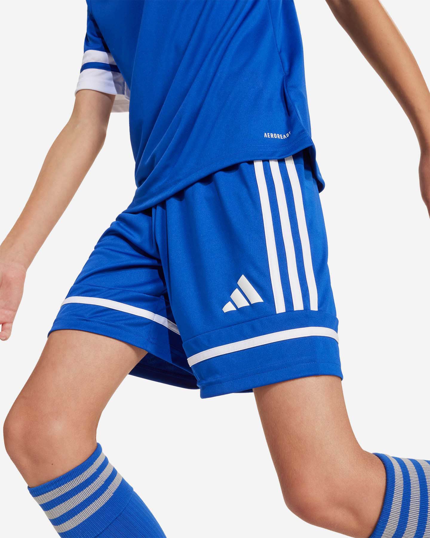 Pantaloncini calcio ADIDAS SQUADRA 25 JR - Blu royal - 4 | Cisalfa Sport