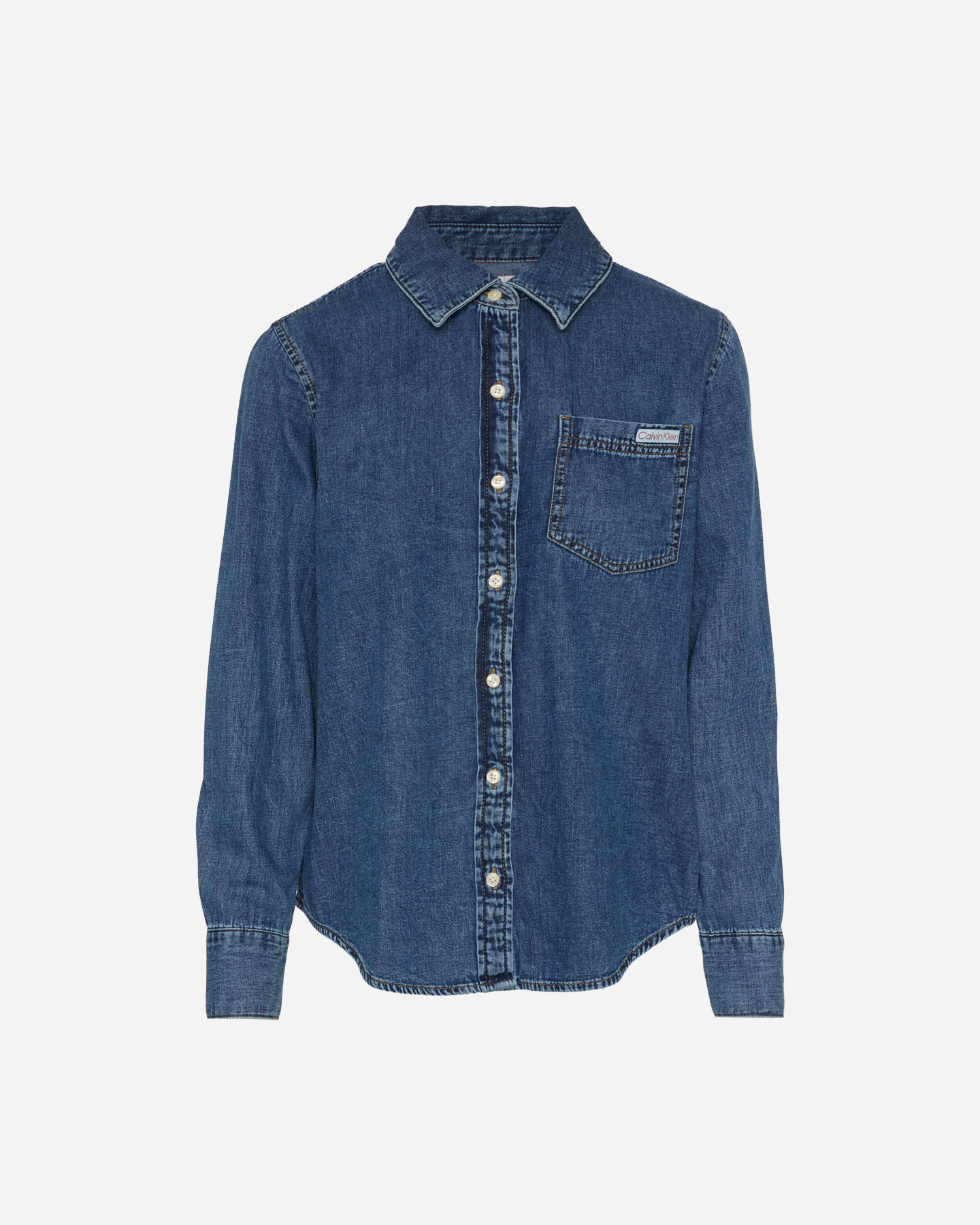 Camicia CALVIN KLEIN JEANS POCKET DENIM W - Denim - 0 | Cisalfa Sport