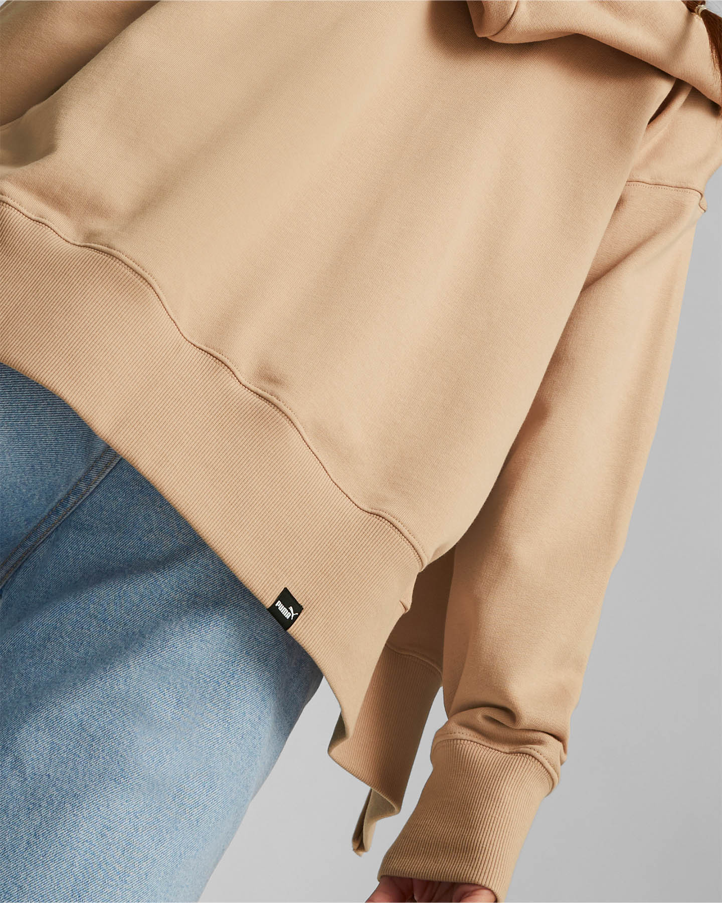 Felpa PUMA HER W - Beige - 5 | Cisalfa Sport