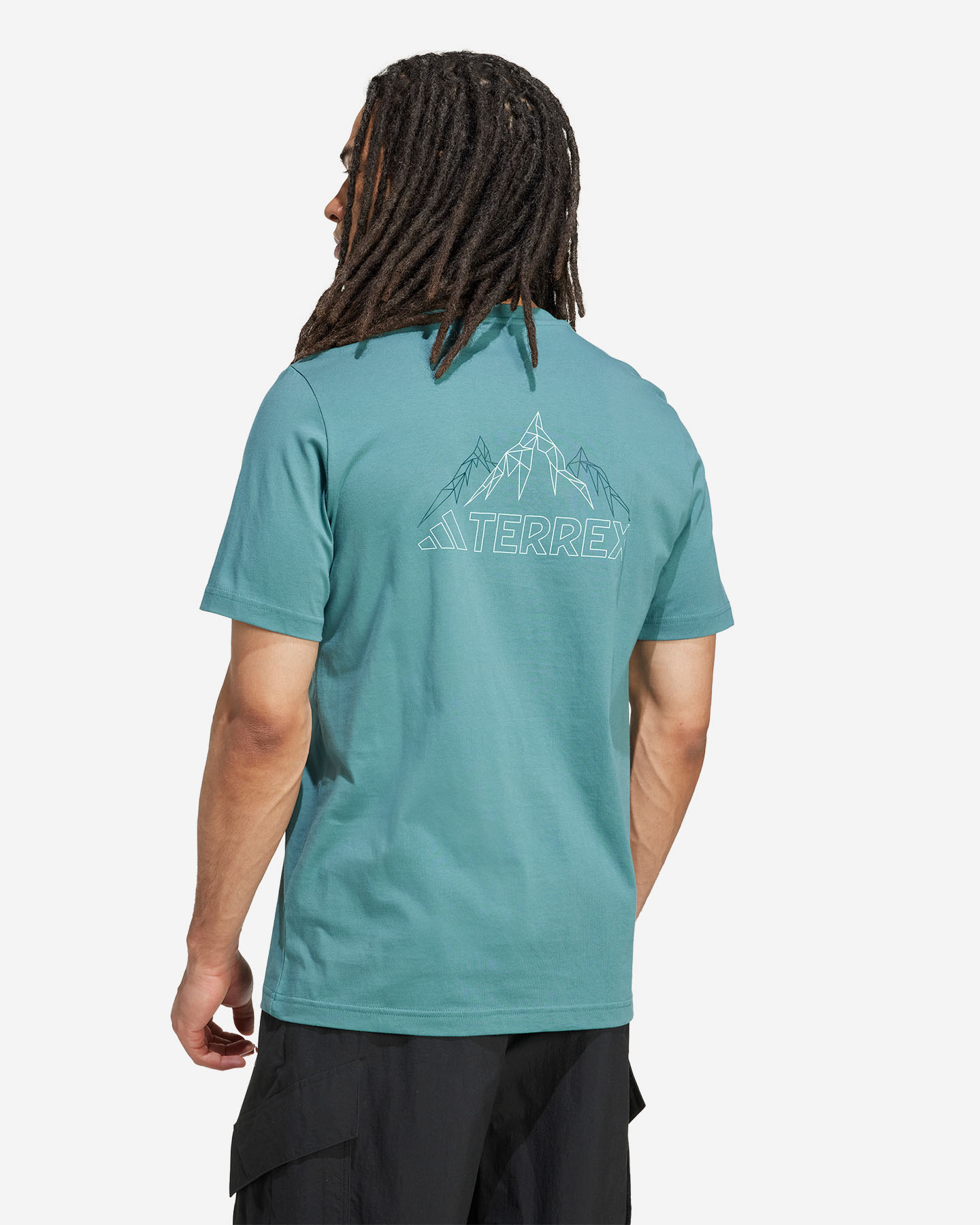 T-shirt ADIDAS TX MOUNTAIN M - Verde - 2 | Cisalfa Sport