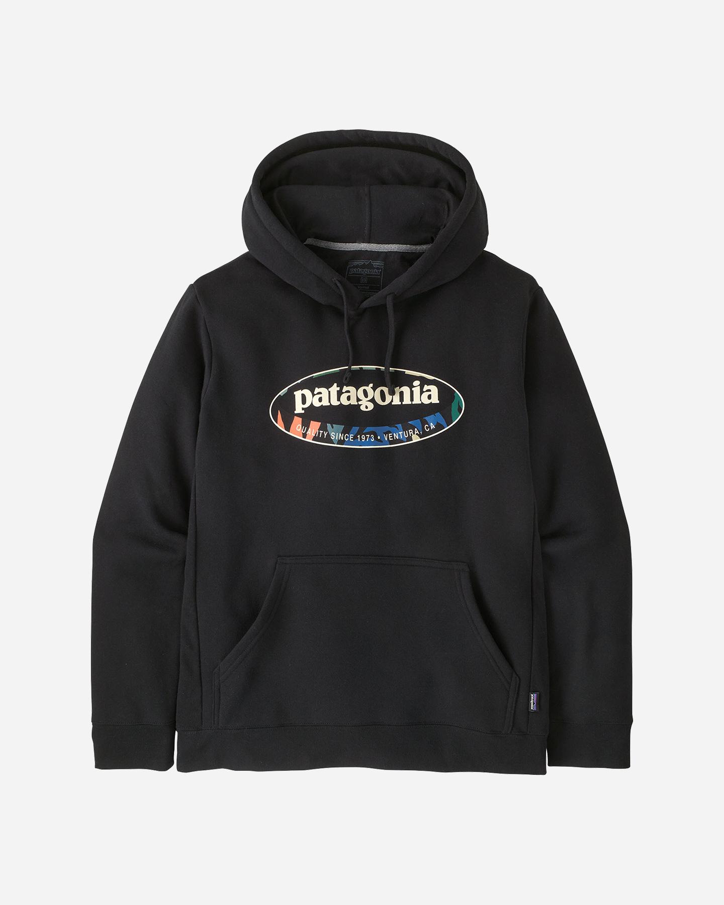 Felpa PATAGONIA 95 OVAL LOGO UPRISAL M - Nero - 0 | Cisalfa Sport