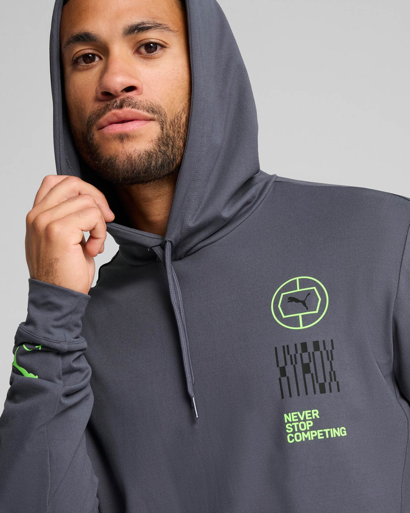 Felpa training PUMA HYROX M - Grigio - 3 | Cisalfa Sport