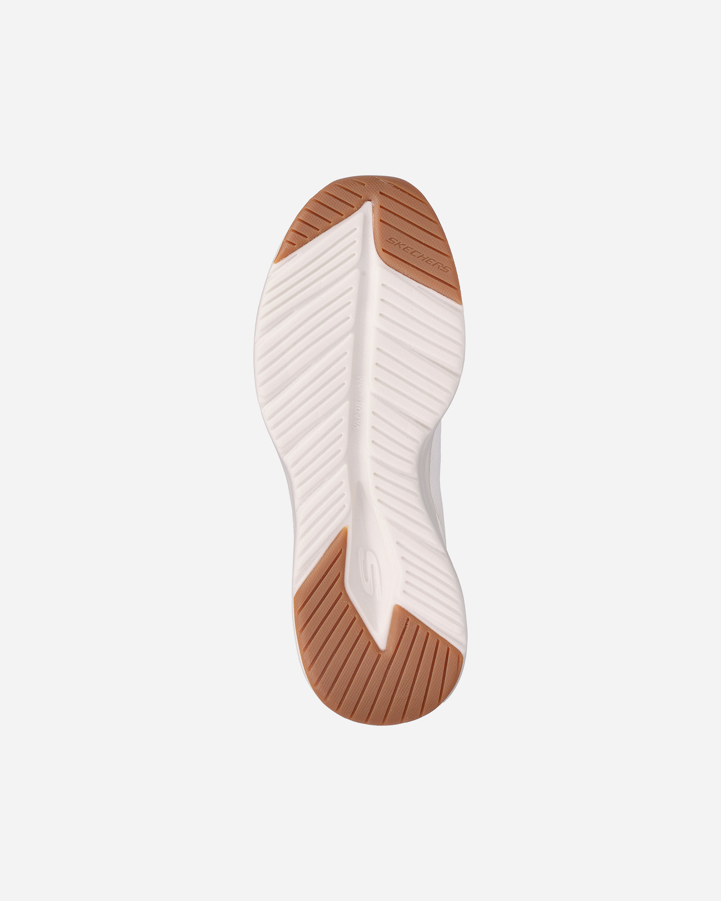Scarpe sneakers SKECHERS VAPOR FOAM NATURAL MESH W - Beige - 2 | Cisalfa Sport