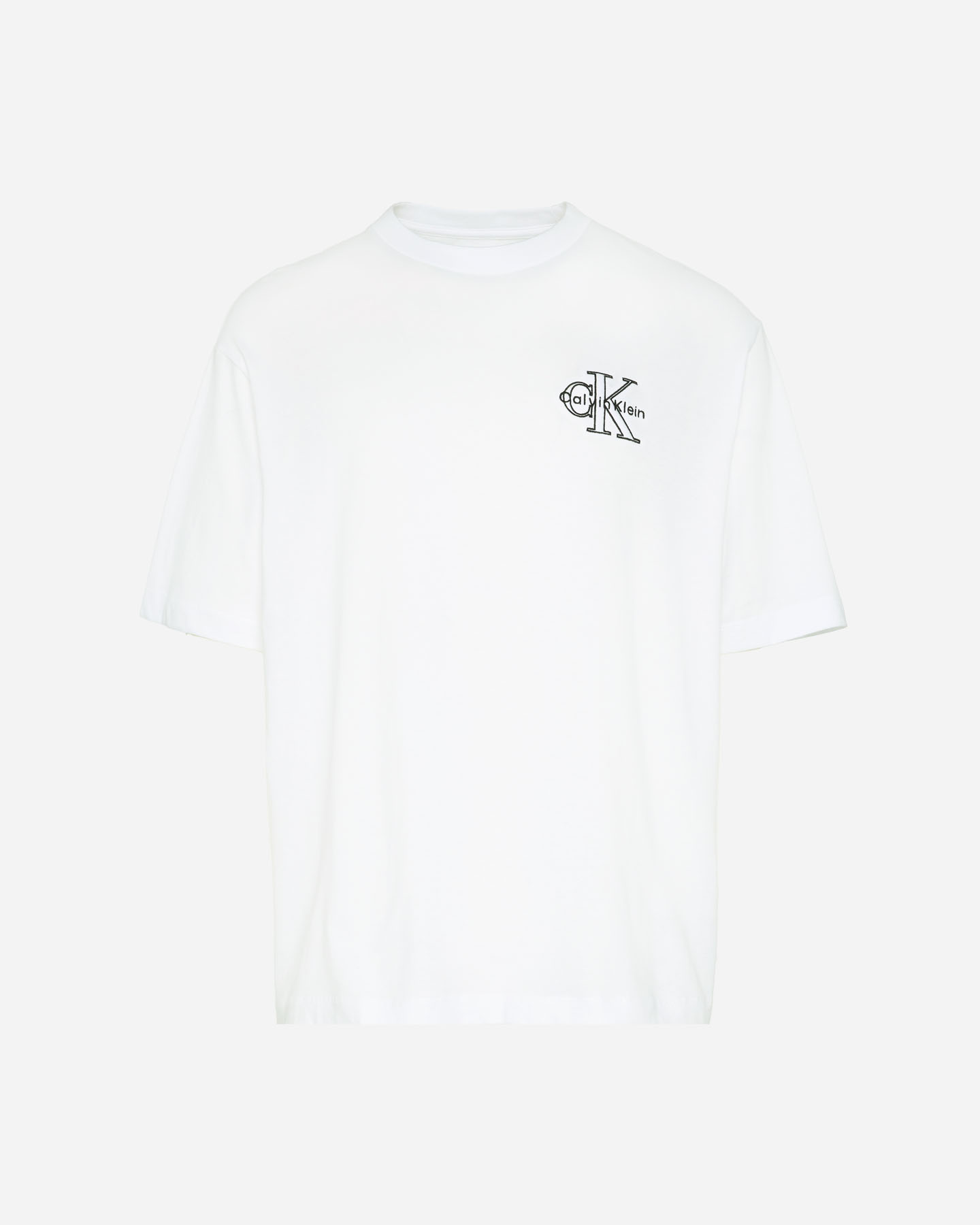 T-shirt CALVIN KLEIN JEANS MONOLOGO M - Bianco - 0 | Cisalfa Sport