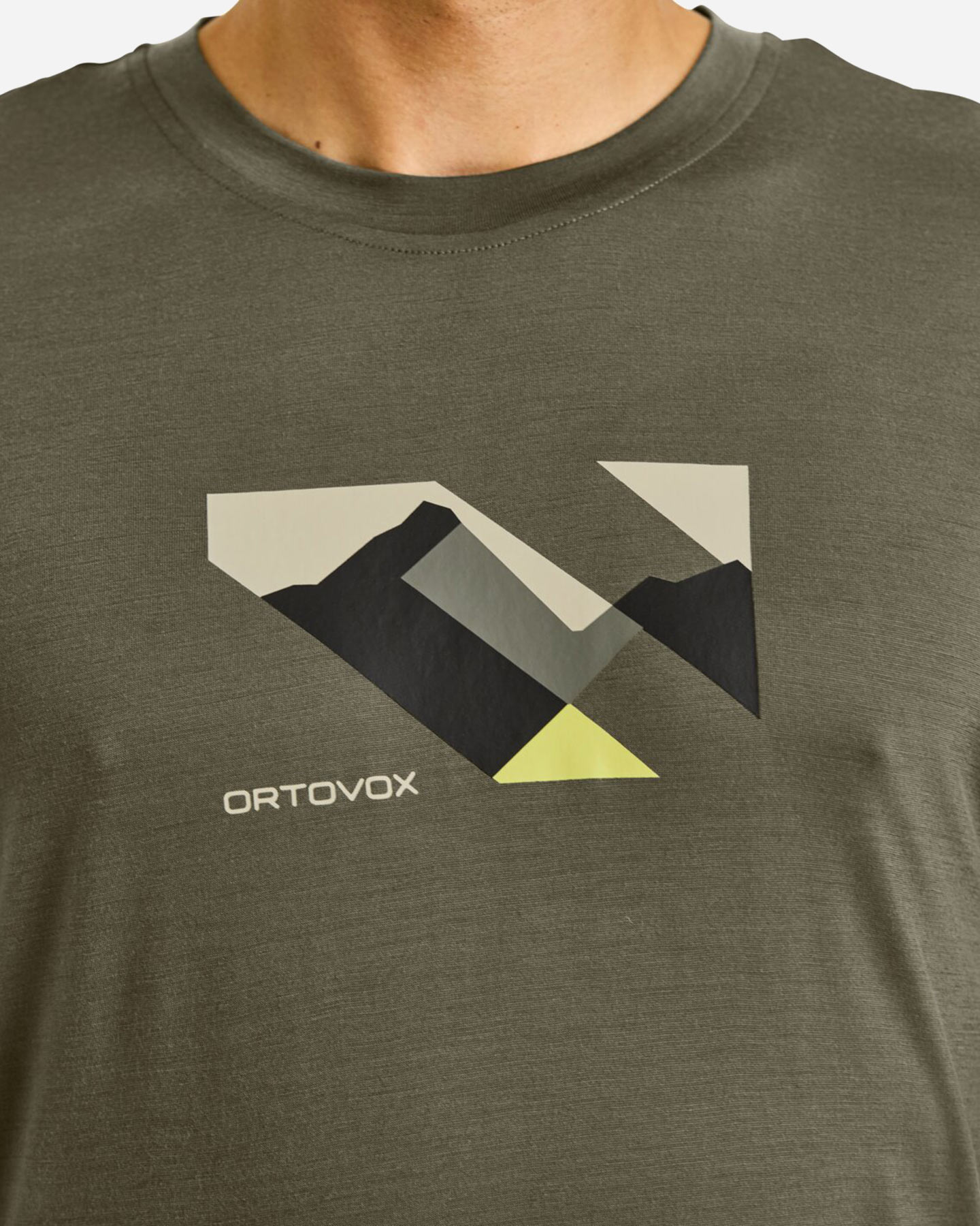 T-shirt ORTOVOX 140 COOL LANDSCAPE M - Verde - 4 | Cisalfa Sport