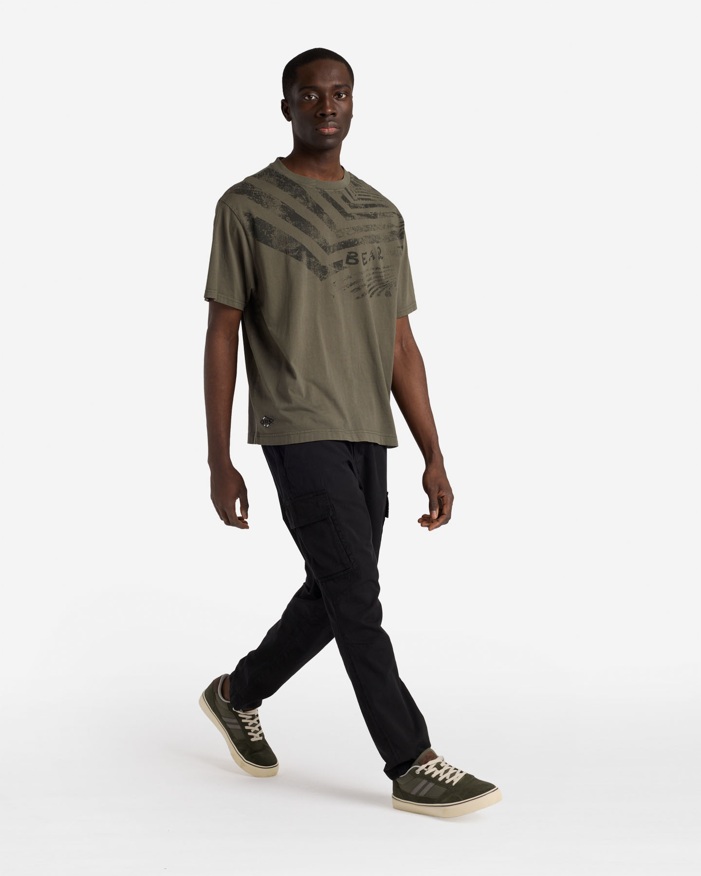 T-shirt BEAR URBAN ASKED M - Verde - 4 | Cisalfa Sport