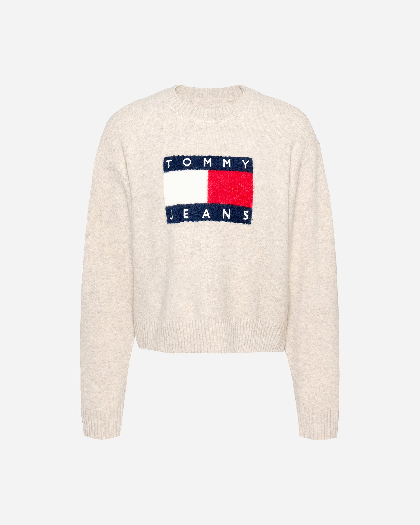 Maglione TOMMY HILFIGER FLAG W - Beige - 0 | Cisalfa Sport