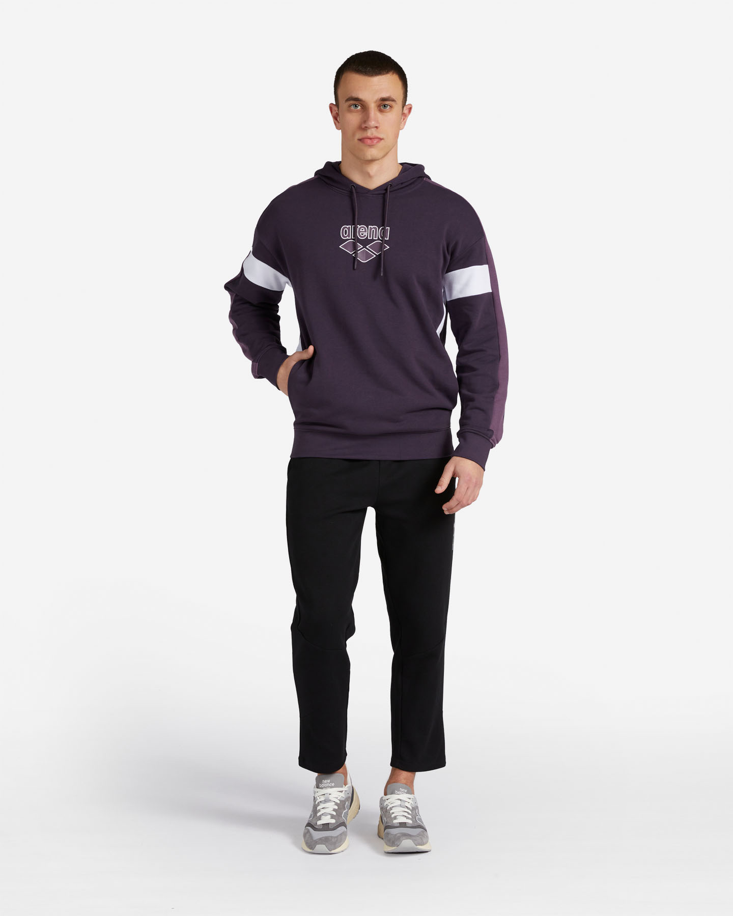 Felpa ARENA ATHLETICS M - Viola - 1 | Cisalfa Sport